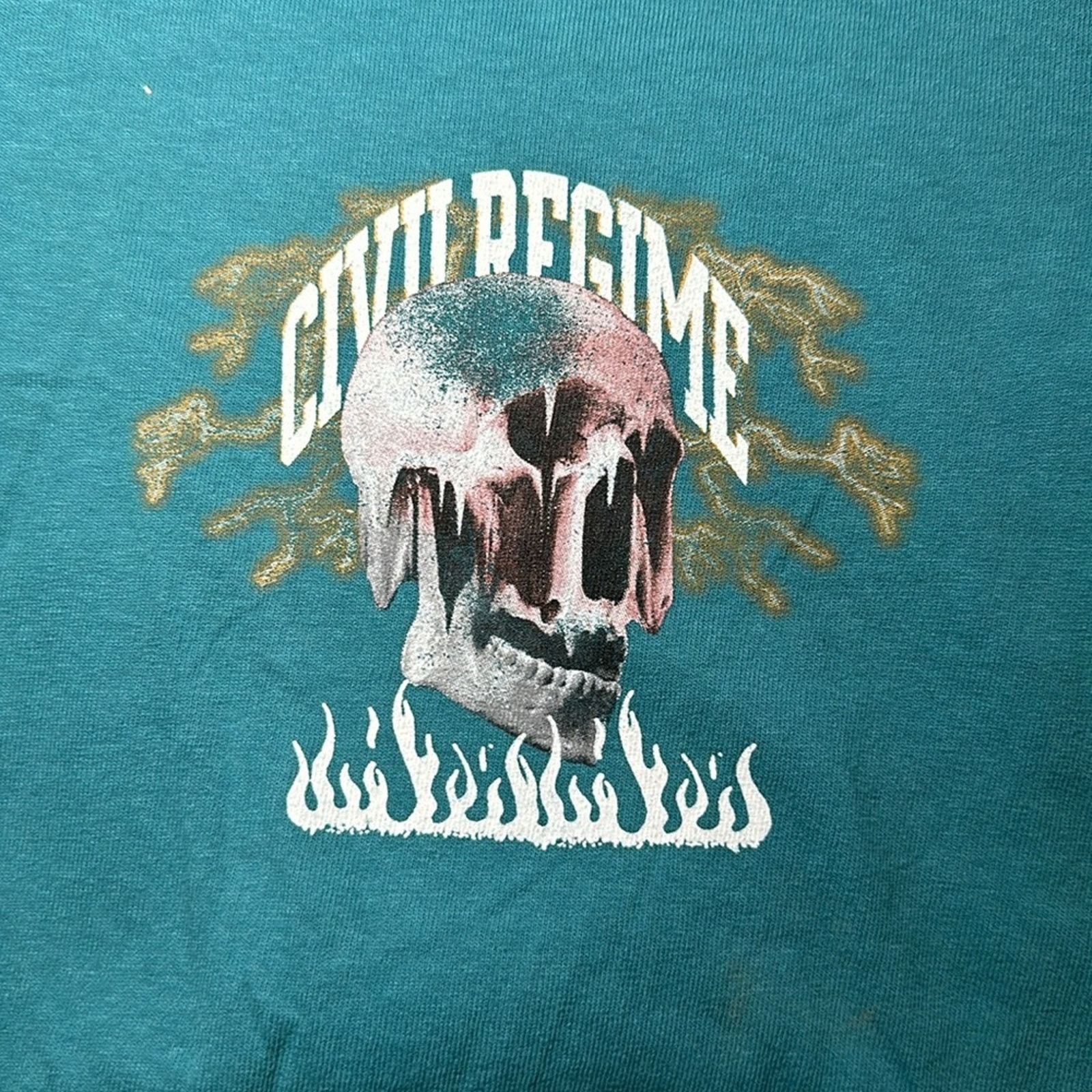 Civil Regime Civil Regime Skull Roses From Concrete Tee - Small Size US S / EU 44-46 / 1 - 7 Thumbnail
