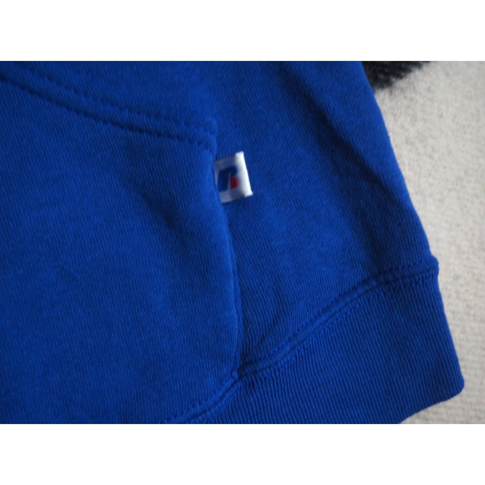 Russell Athletic VINTAGE Russell Athletic Faded Blue Cross Country Essential Hoodie Sweatshirt Mens L Size US L / EU 52-54 / 3 - 4 Thumbnail