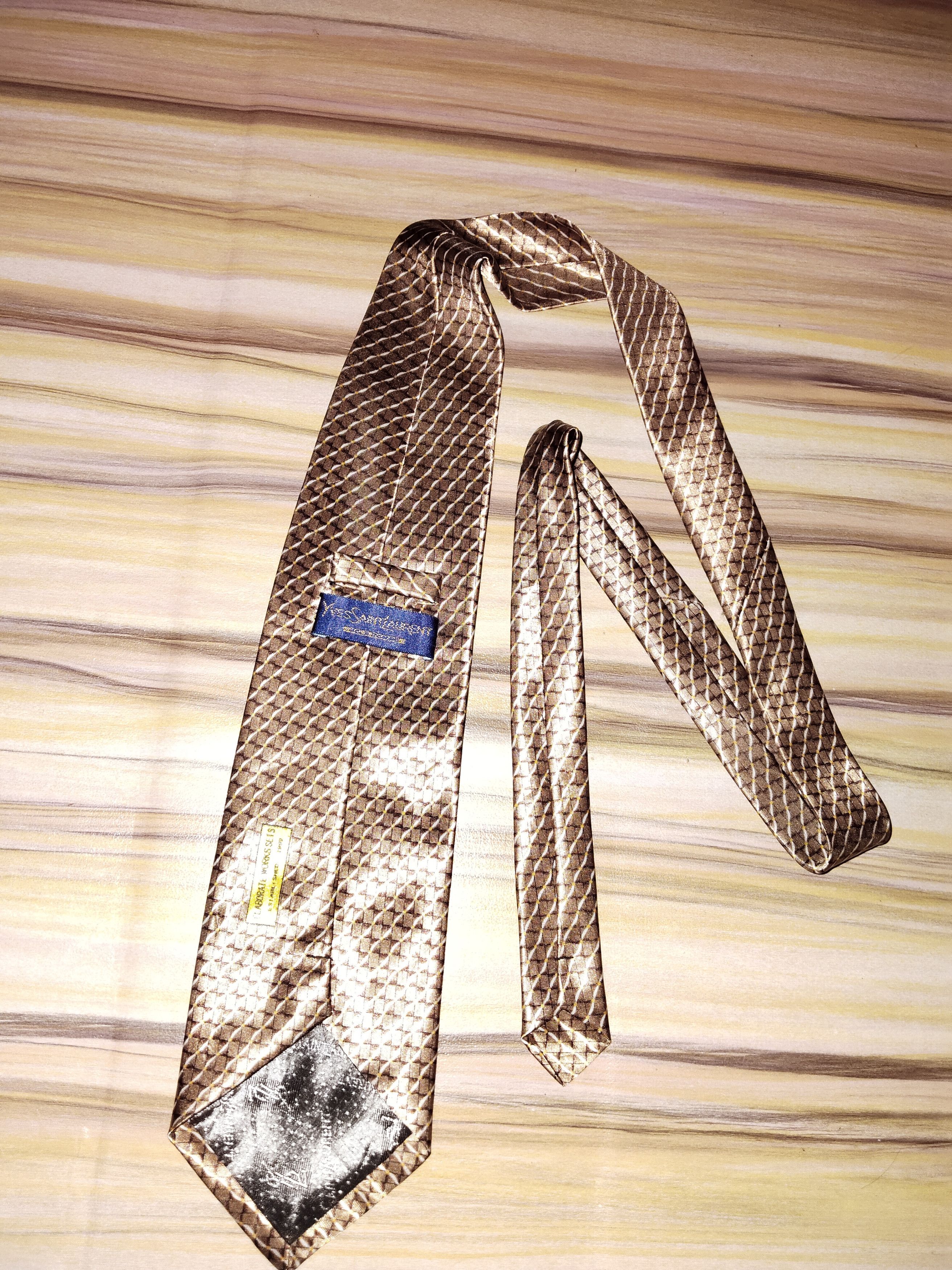 Yves Saint Laurent YVES SAINT LAURENT Necktie Size ONE SIZE - 3 Thumbnail
