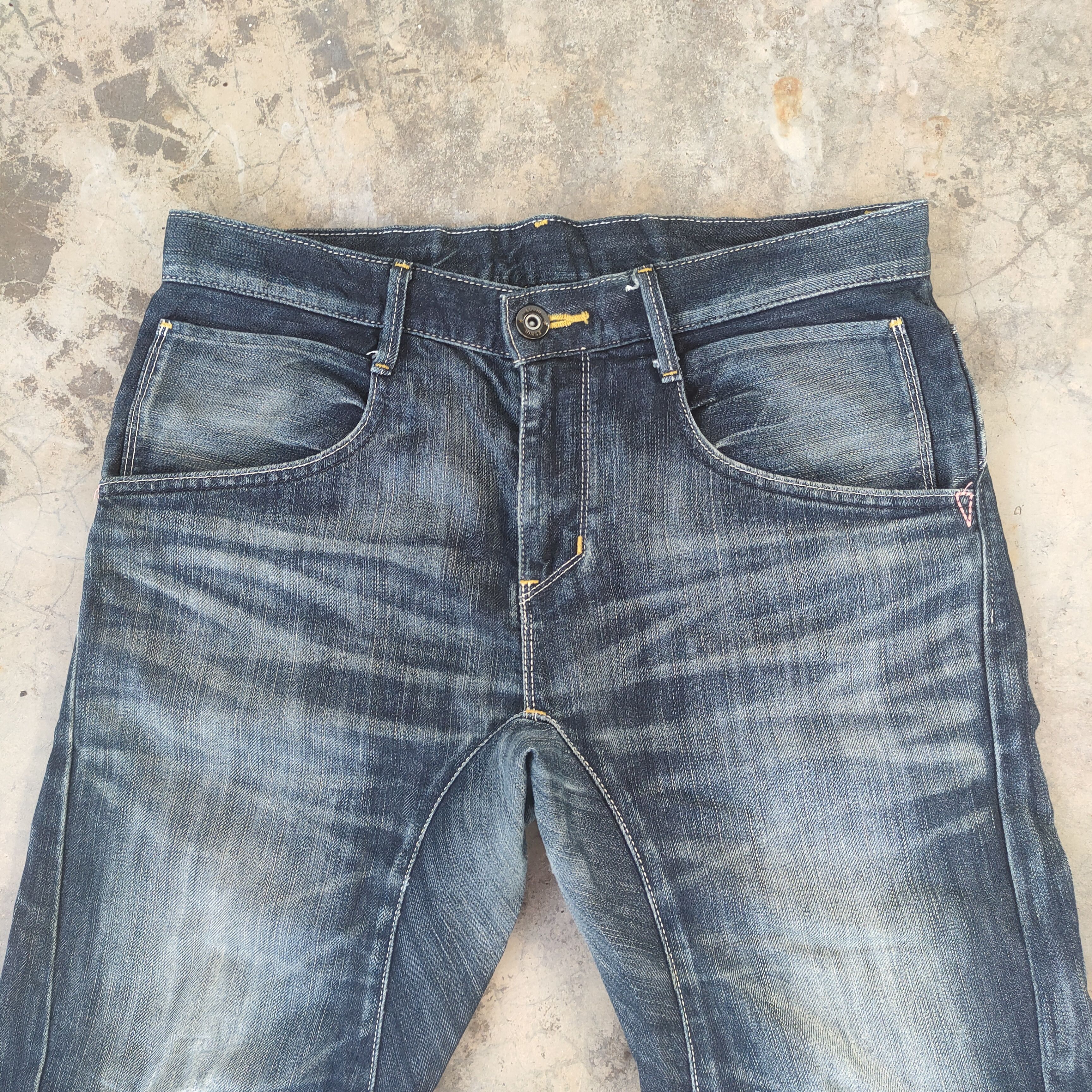 Edwin W32 VINTAGE EDWIN FADED DISTRESSED JEAN DENIM PANTS Size US 32 / EU 48 - 4 Thumbnail