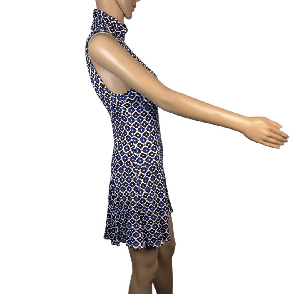 Free People New Free People Check It Mini Blue Dress Size S Size S / US 4 / IT 40 - 4 Thumbnail