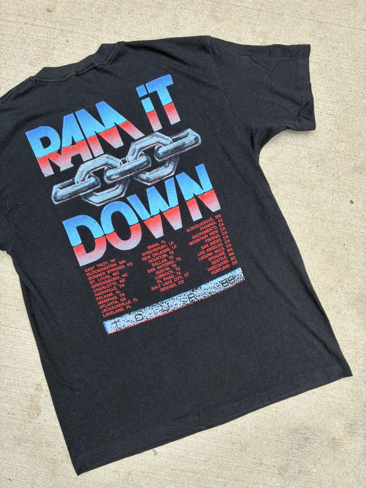 Band Tees 1988 Judas Priest Ram It Down Tour Shirt Size US L / EU 52-54 / 3 - 6 Thumbnail