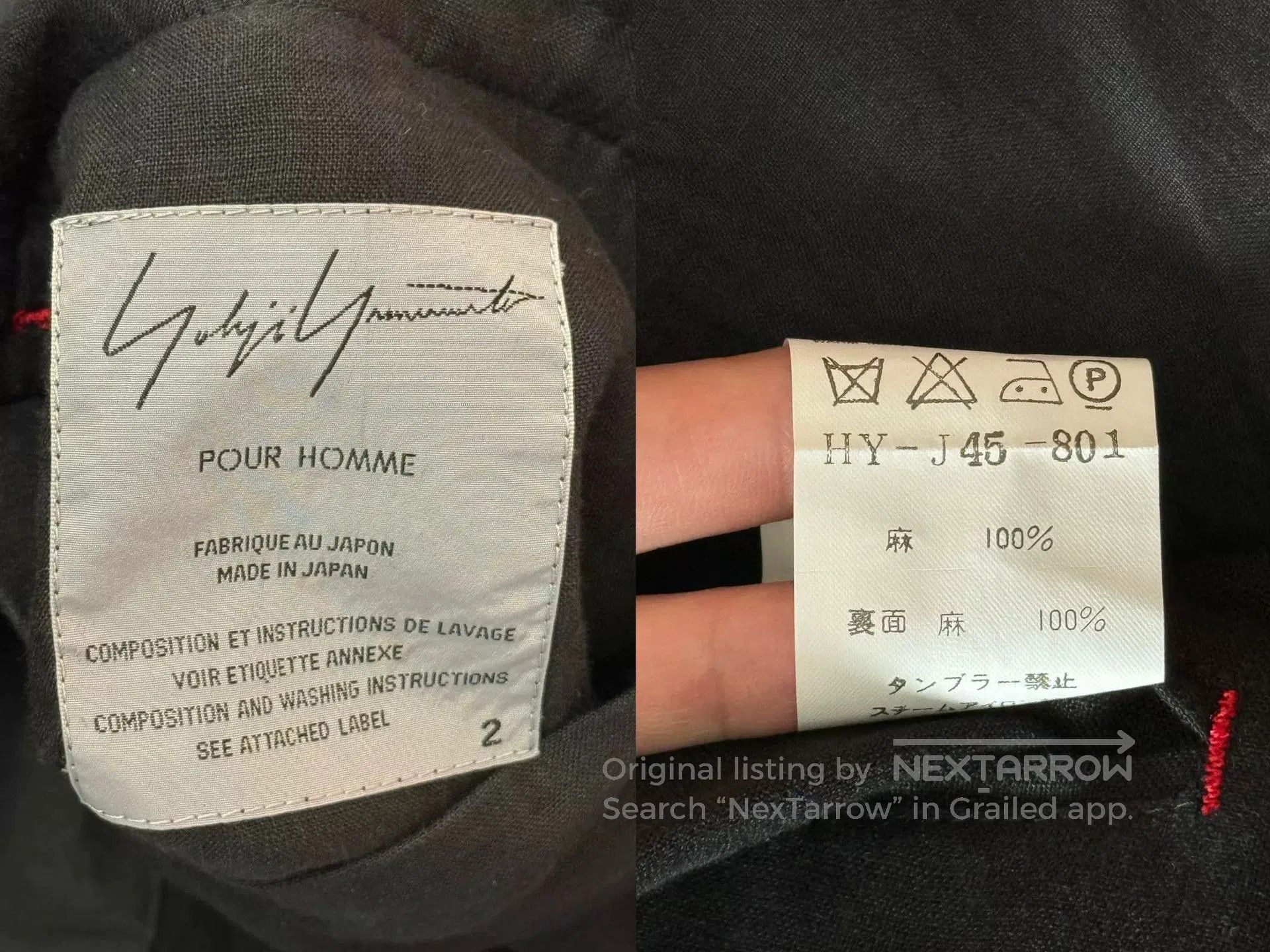 Yohji Yamamoto Yohji Yamamoto 05SS Linen Jacket. Size US M / EU 48-50 / 2 - 9 Thumbnail