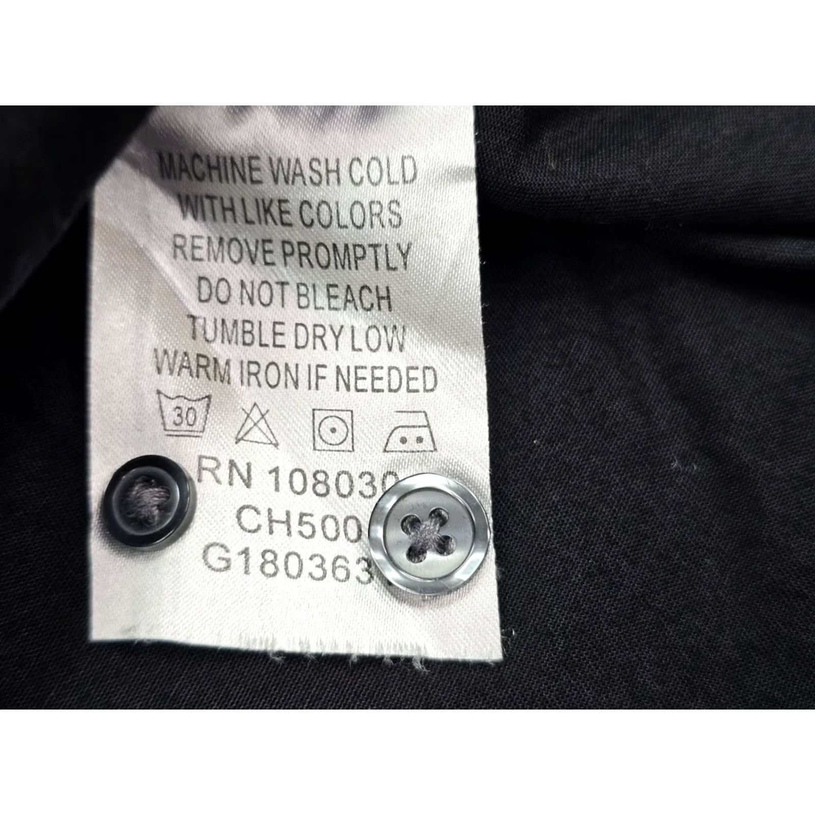 Vintage Chestnut Hill Black Button Polo Shirt Men 2XL Embroidered KFOA Football Officials Shirt EUC Size US XXL / EU 58 / 5 - 4 Thumbnail