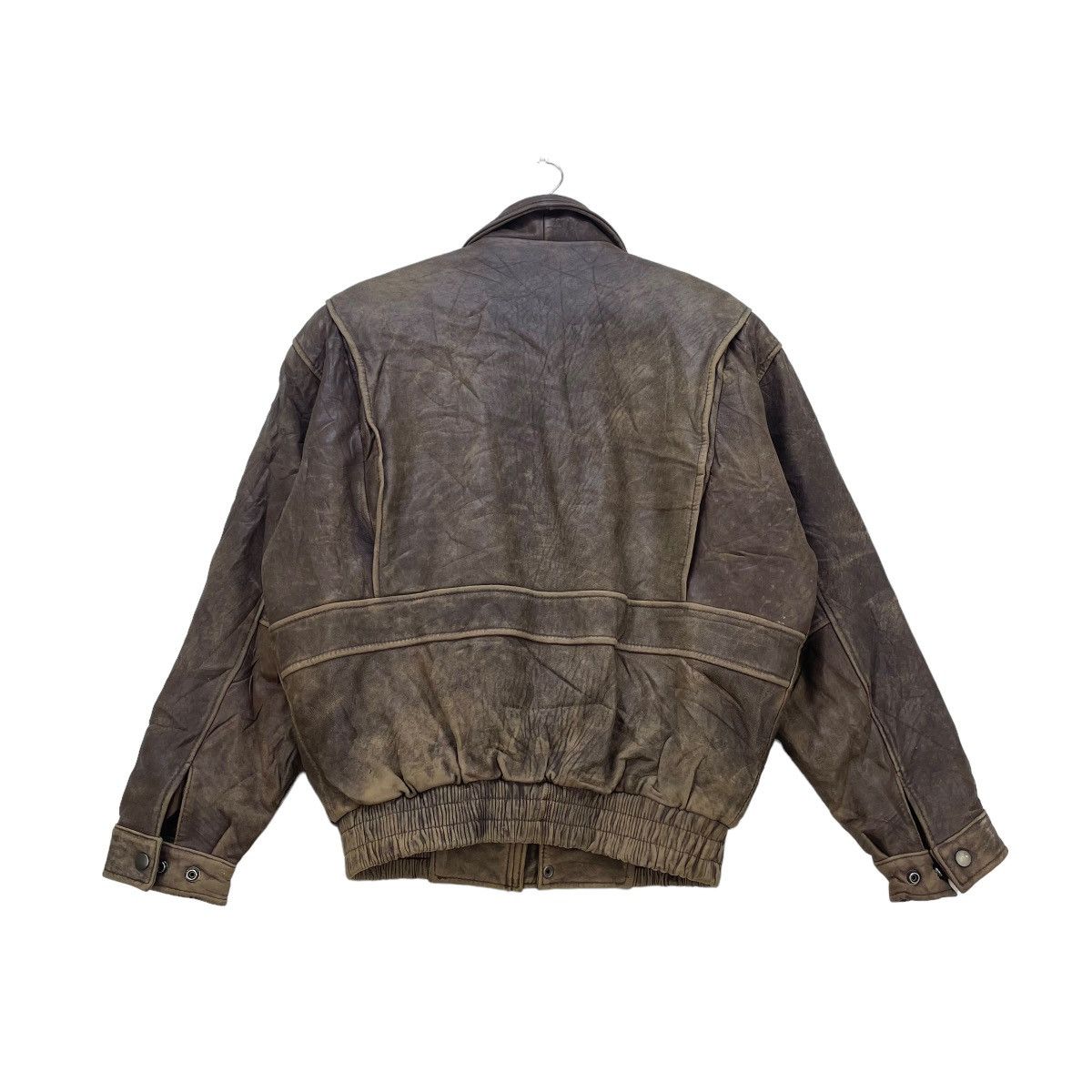 A2 Flyers Leather × Leather Jacket × Us Air Force Vintage Us