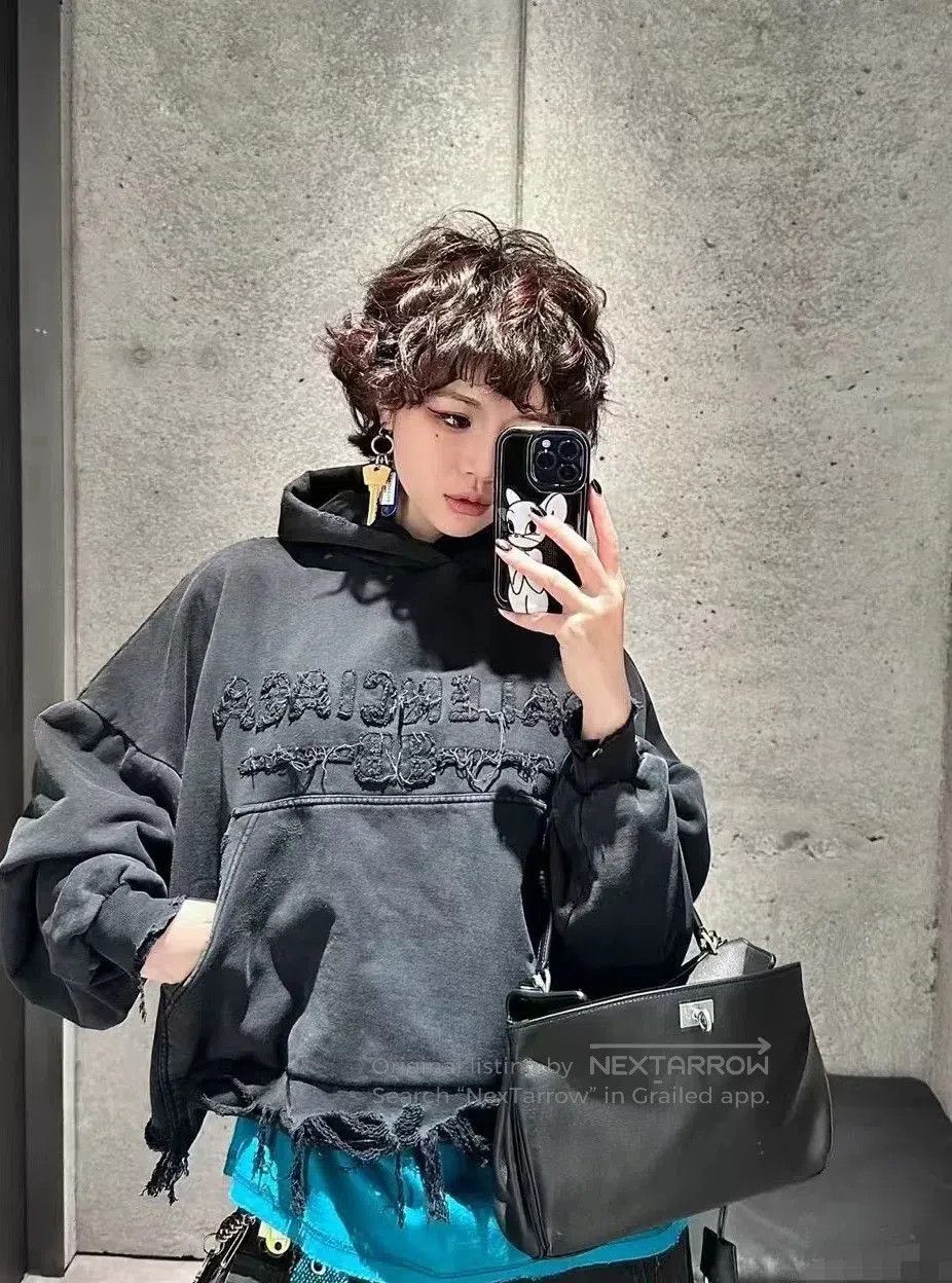 Balenciaga Balenciaga 2025 New Distressed Hoodie. Size US M / EU 48-50 / 2 - 4 Thumbnail