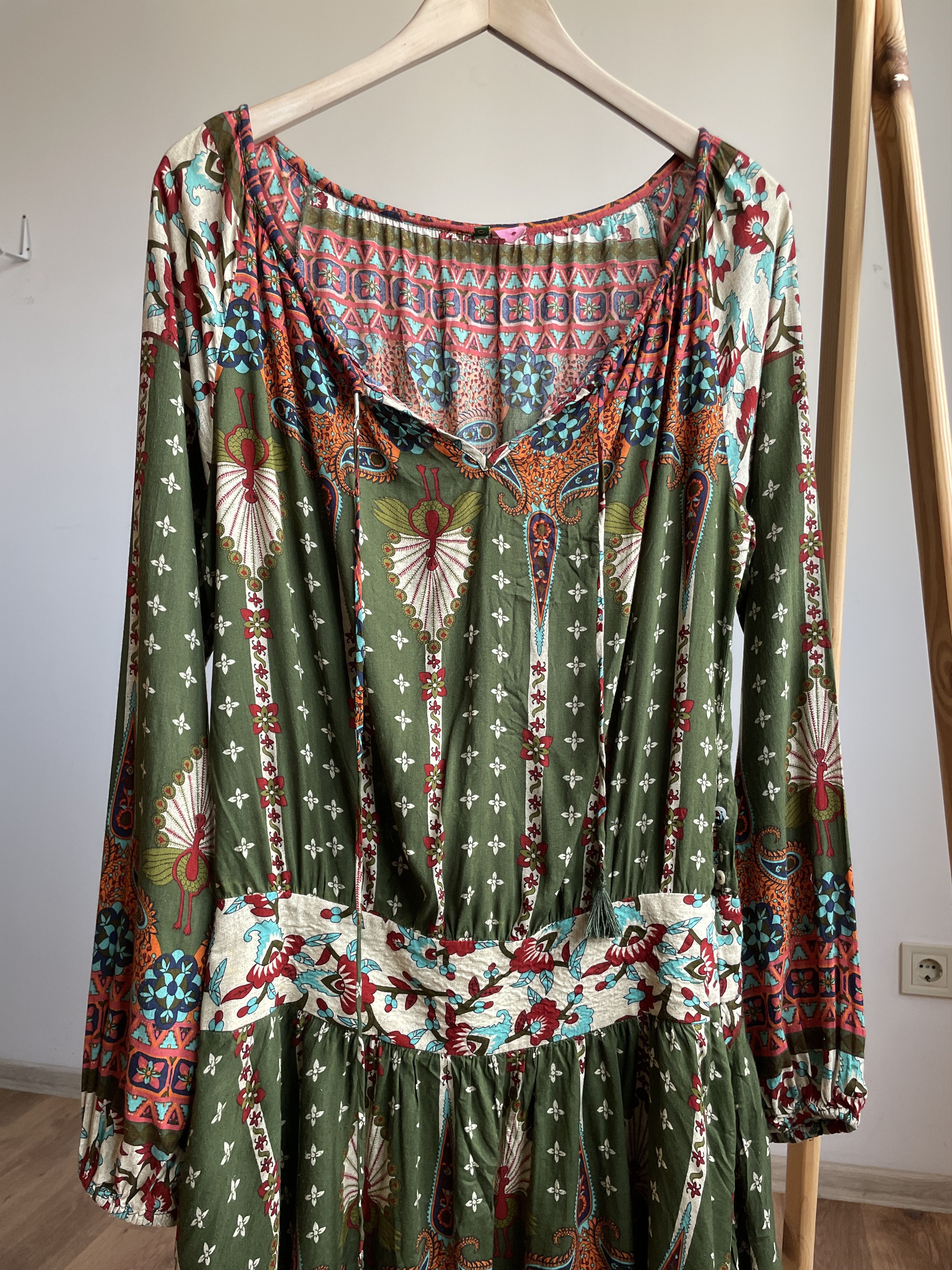 Farm Rio Farm Rio Viscose Long Sleeve Mini Dress Size P Size S / US 4 / IT 40 - 3 Thumbnail