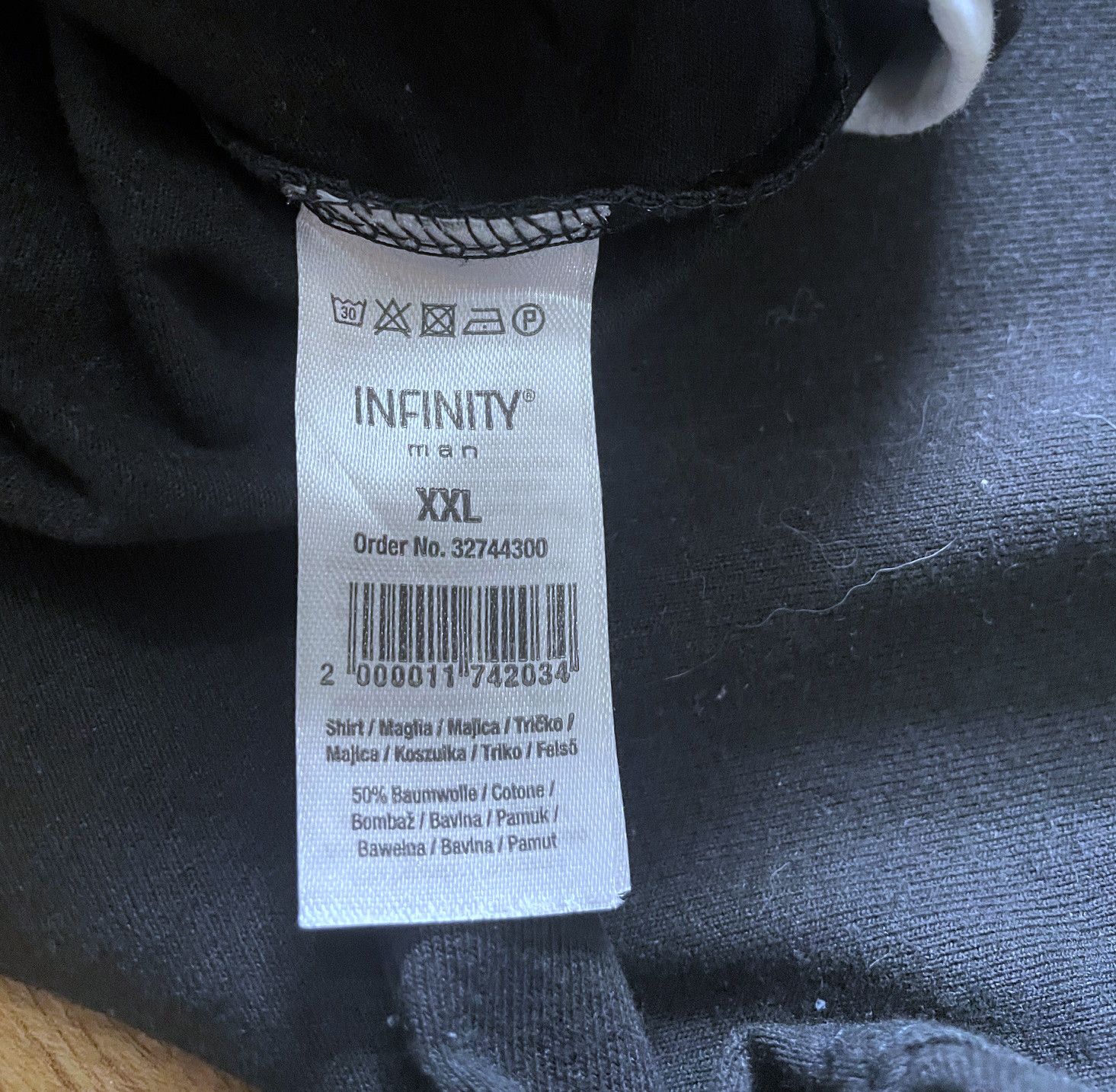 Other Men's black long sleeve sweatshirt 2XL Infinity Size US XXL / EU 58 / 5 - 8 Thumbnail