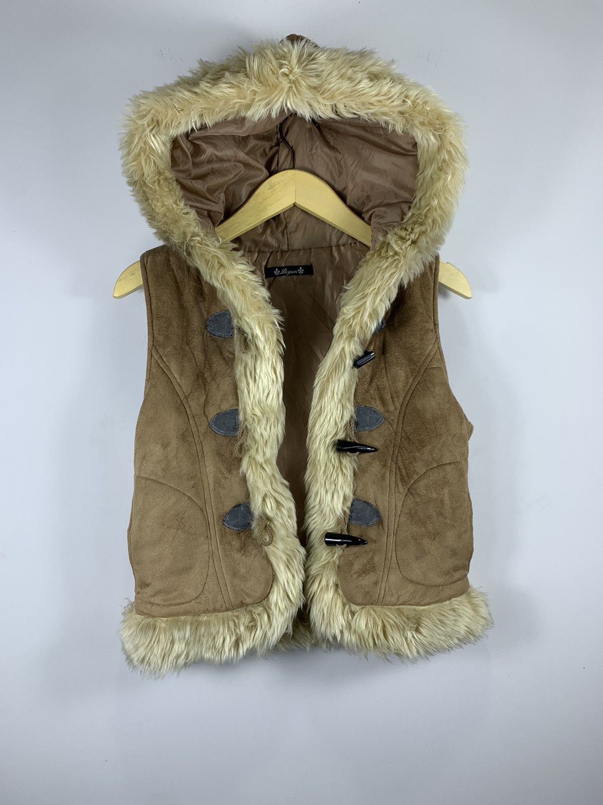 If Six Was Nine × Japanese Brand × Le Grande Bleu (L.G.B.) Japanese Faux Fur Velvet Begum hoodie ifsixwasnine lgb style Size US S / EU 44-46 / 1 - 1 Thumbnail