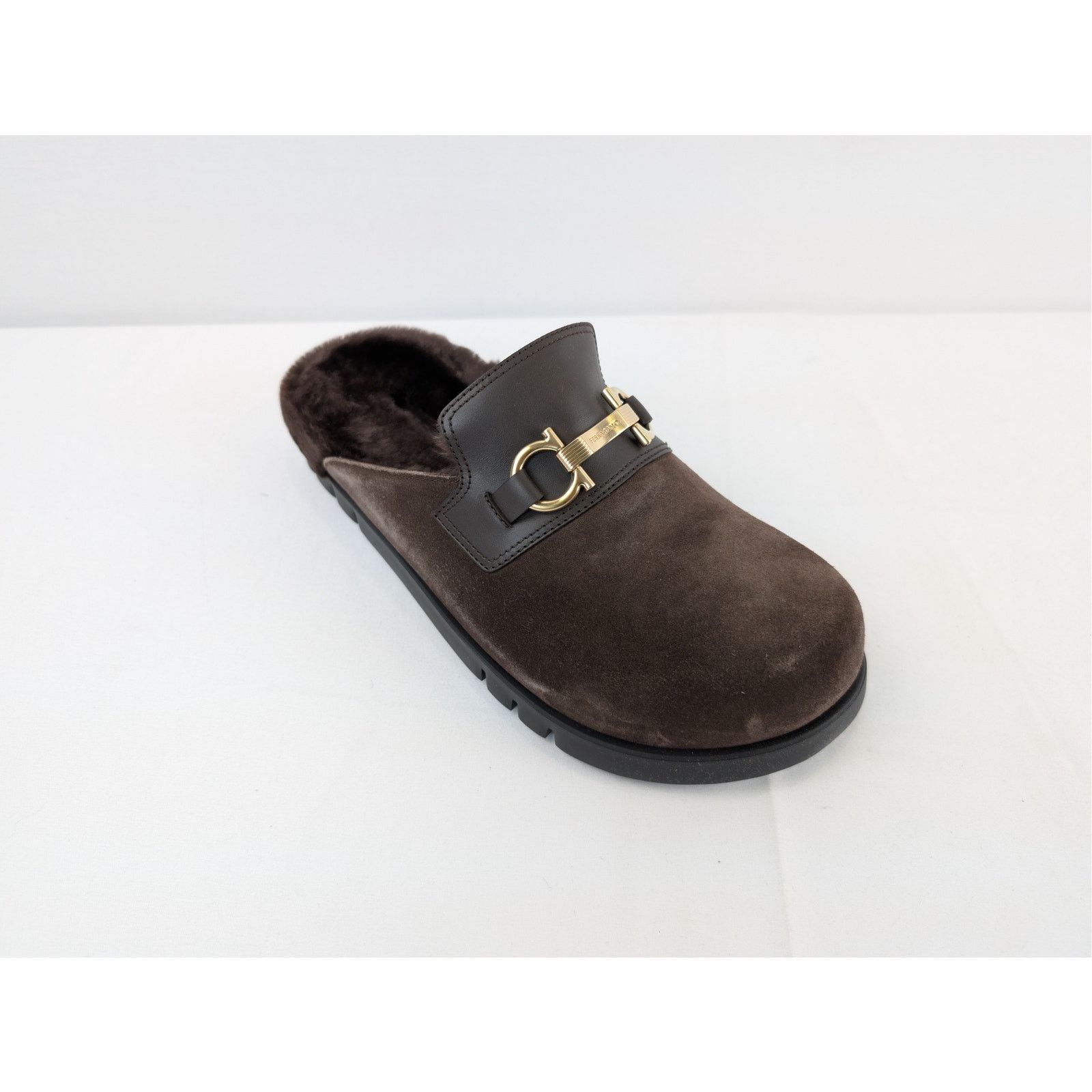 Salvatore Ferragamo o1rshd1 T. Moro 23 Calf Mules in Brown Size US 8 / EU 41 - 2 Thumbnail