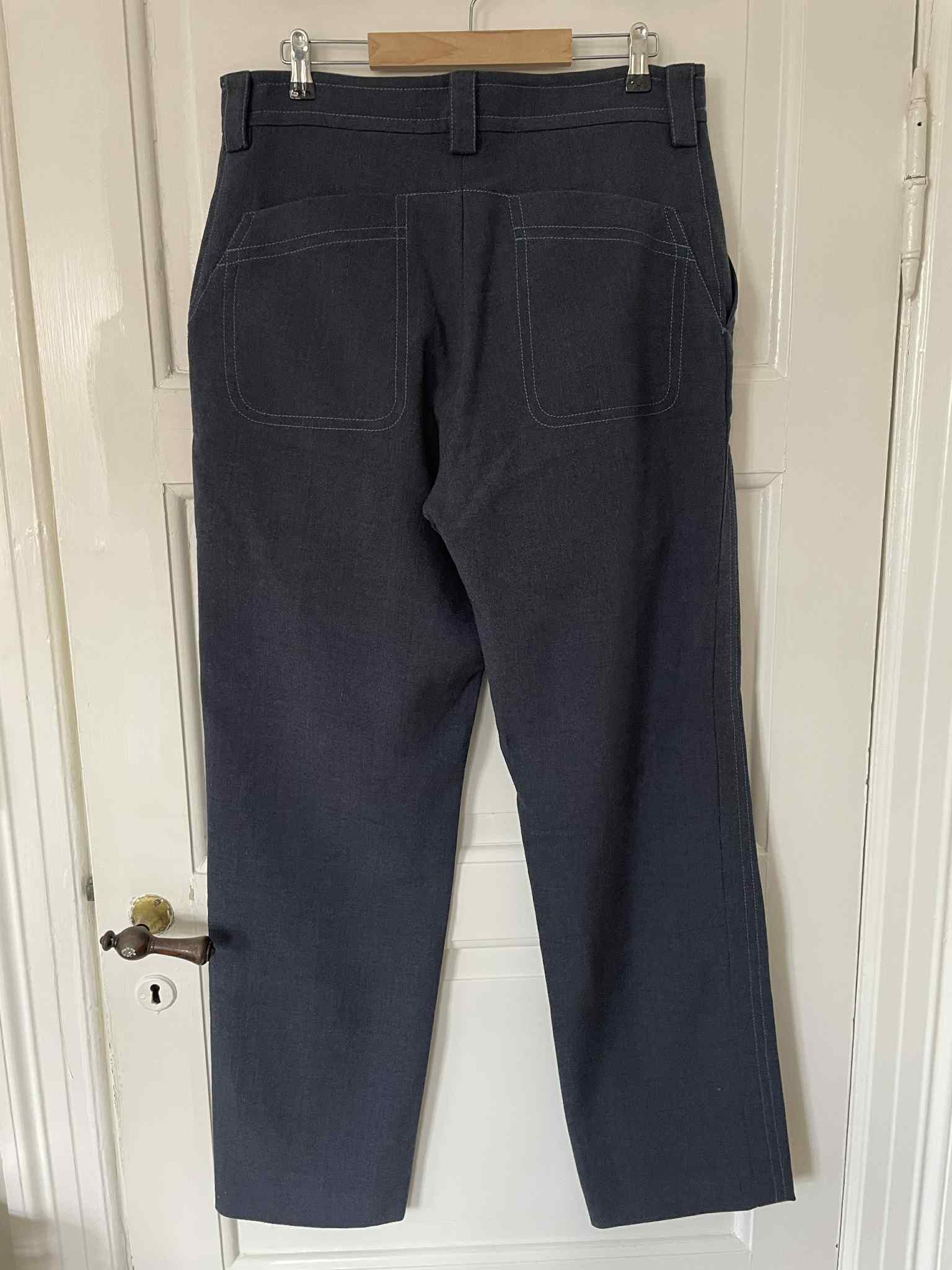 Jacquemus Jacquemus Le Pantalon De Costume 'Navy' Size US 34 / EU 50 - 2 Thumbnail