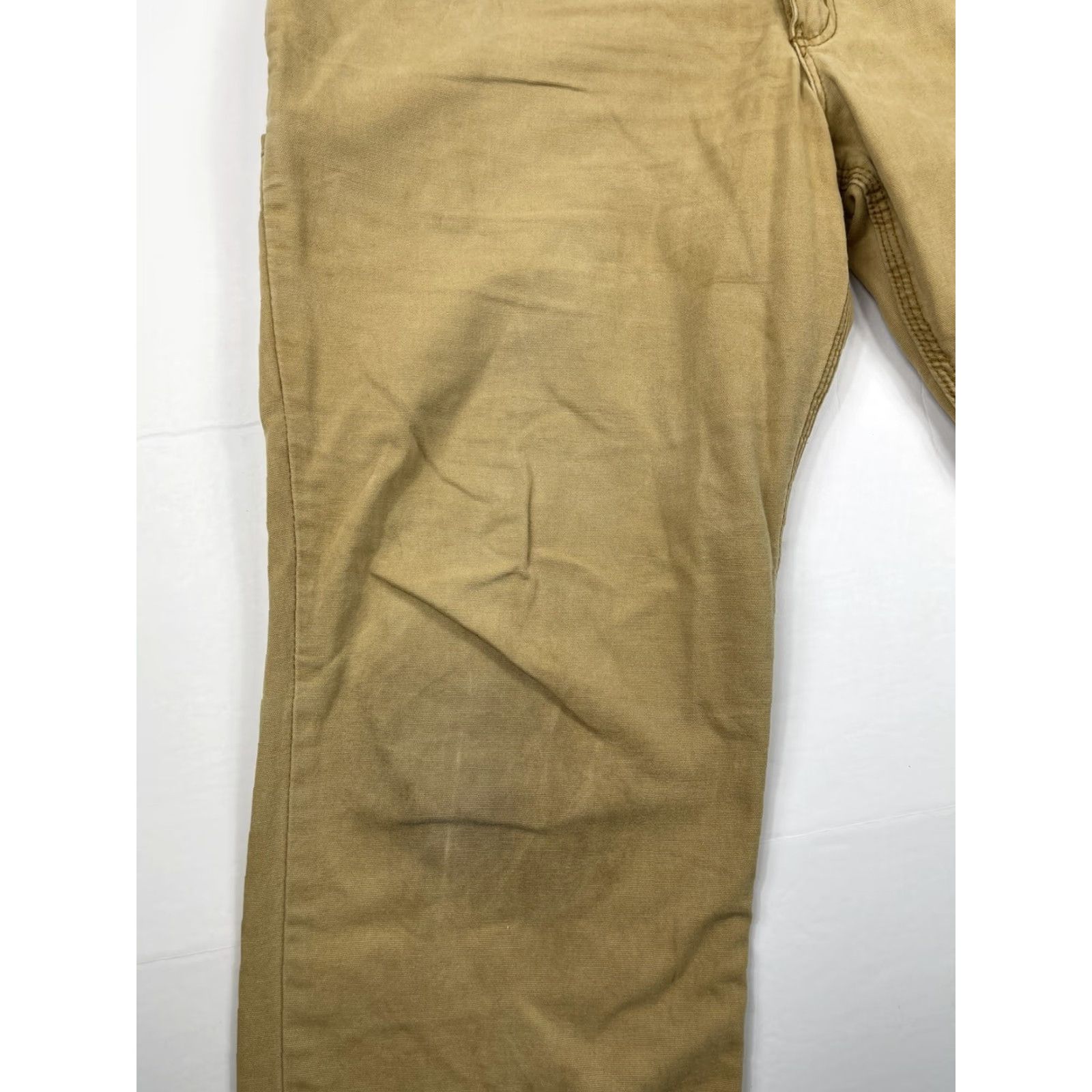 Carhartt Carhartt Men's Relaxed Fit Canvas Work Pants 38x30 Brown 5-Pocket Classic Size US 38 / EU 54 - 4 Thumbnail