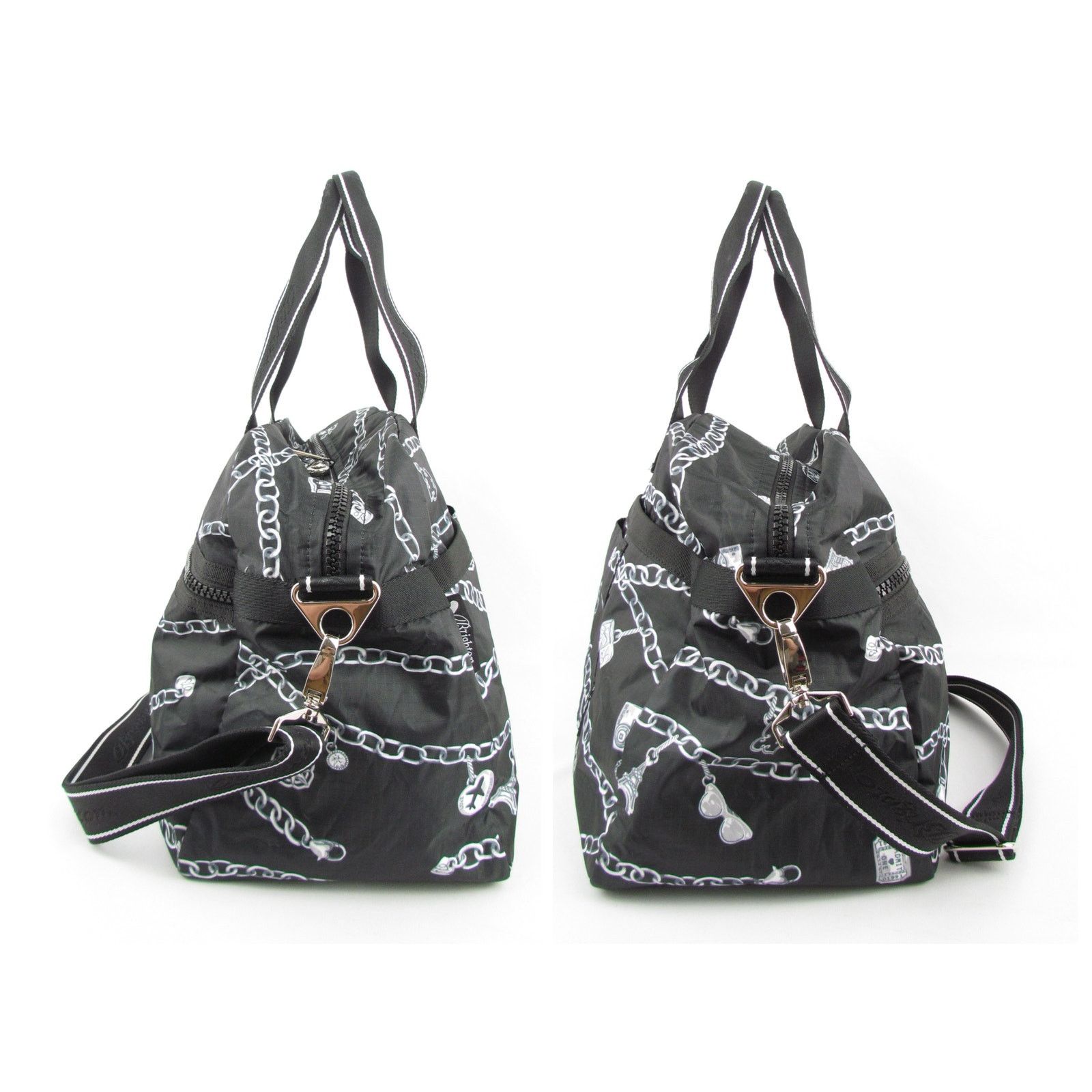 Brighton Brighton Printed Nylon Travel Bag with Crossbody Strap Size ONE SIZE - 3 Thumbnail