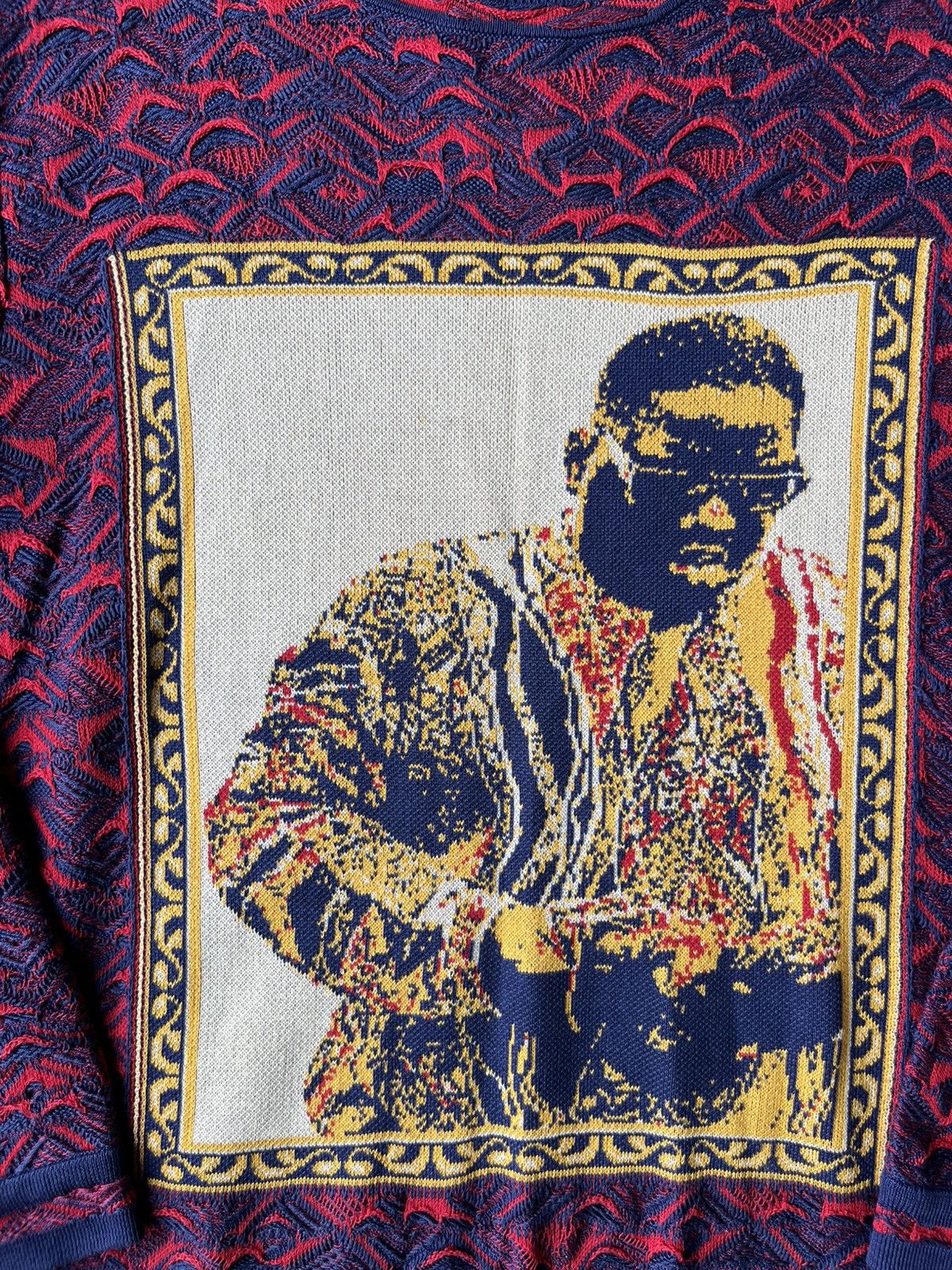 Coogi COOGI AUSTRALIA ART BASEL CREWNECK BIGGIE SMALLS SIZE XL Size US XL / EU 56 / 4 - 6 Thumbnail