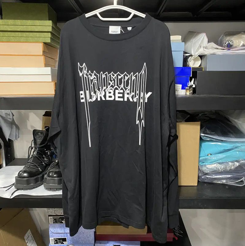 Burberry Burberry Black Cotton Long Sleeve Sweatshirt Size US XXL / EU 58 / 5 - 1 Thumbnail
