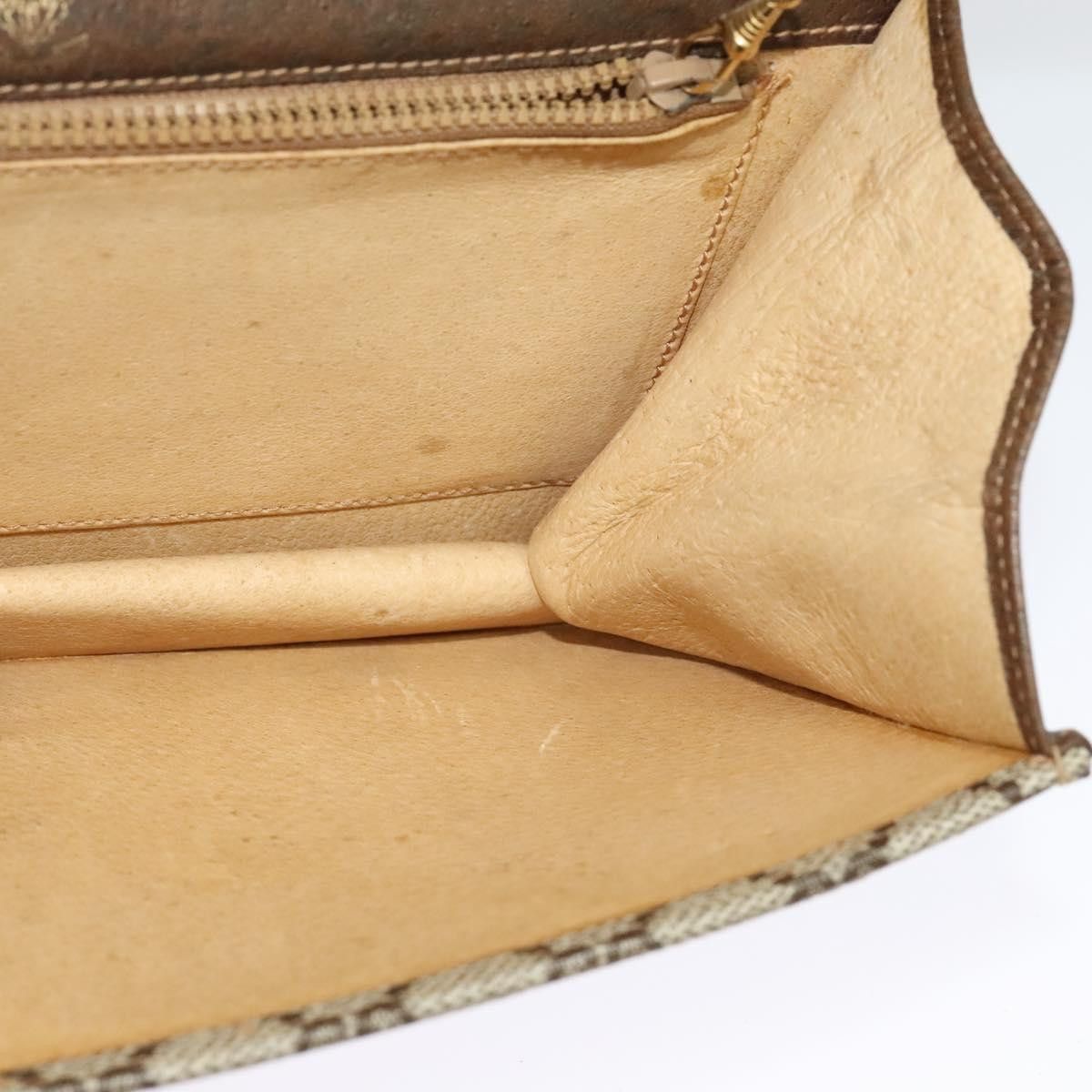 Gucci GUCCI GG Supreme Web Sherry Line Shoulder Bag Pvc Beige Gold Size ONE SIZE - 19 Thumbnail