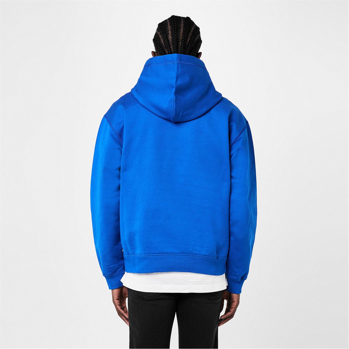 Dolce & Gabbana o1g2r1mq0426 Cotton Plate Hoodie in Blue Size US XXL / EU 58 / 5 - 3 Thumbnail