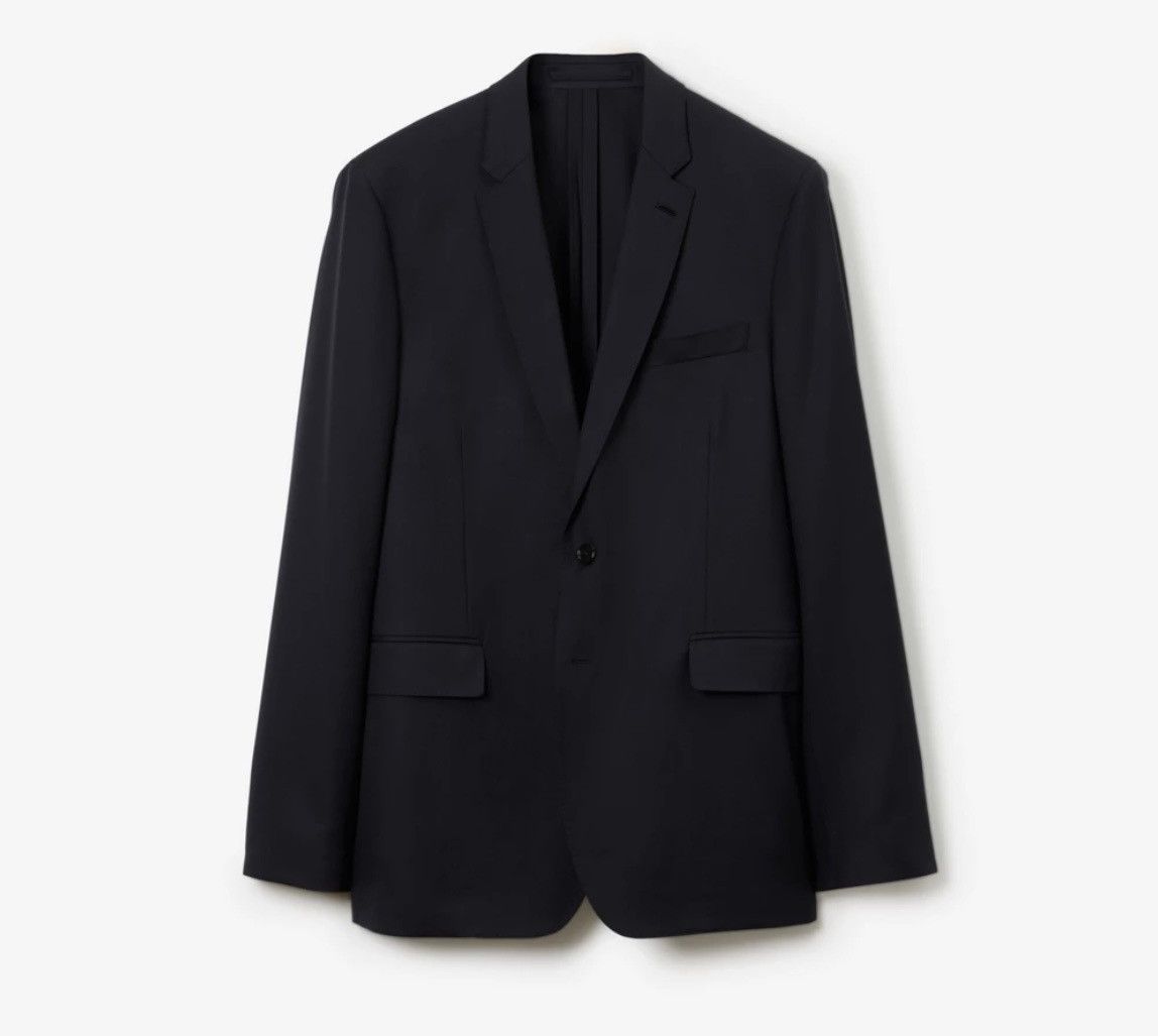 Burberry Slim Tailored Wool Suit Jacket Size 38R - 1 Thumbnail
