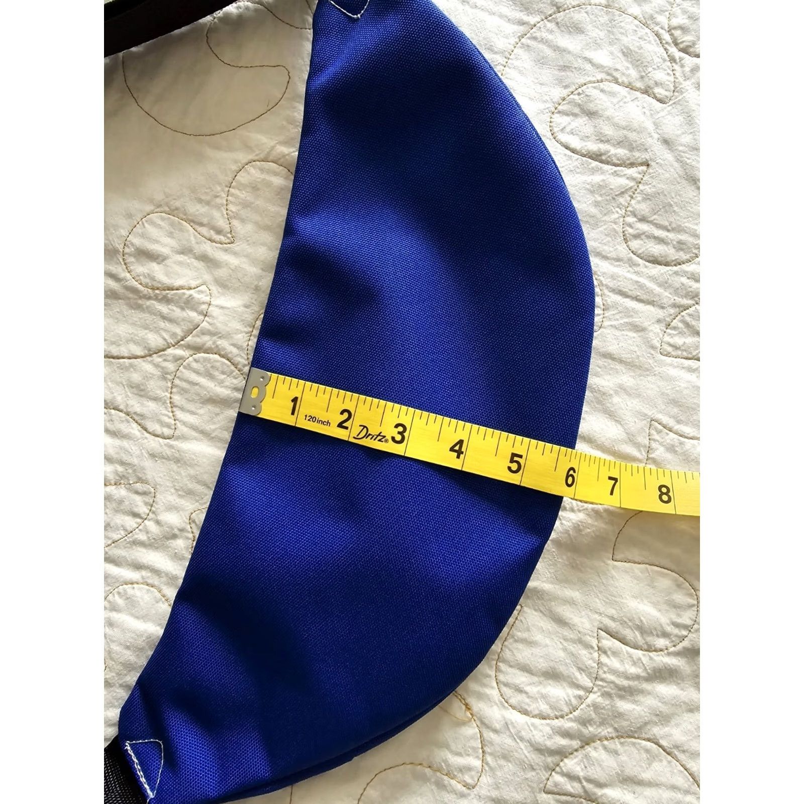 True Religion True Religion Blue Fanny Pack Hip Bag Buddha Unisex Crossbody Pouch Belt Bag & Fanny Pack Small Blue Polyester Zip Adjustable Strap Pockets Men Women Size ONE SIZE - 6 Thumbnail