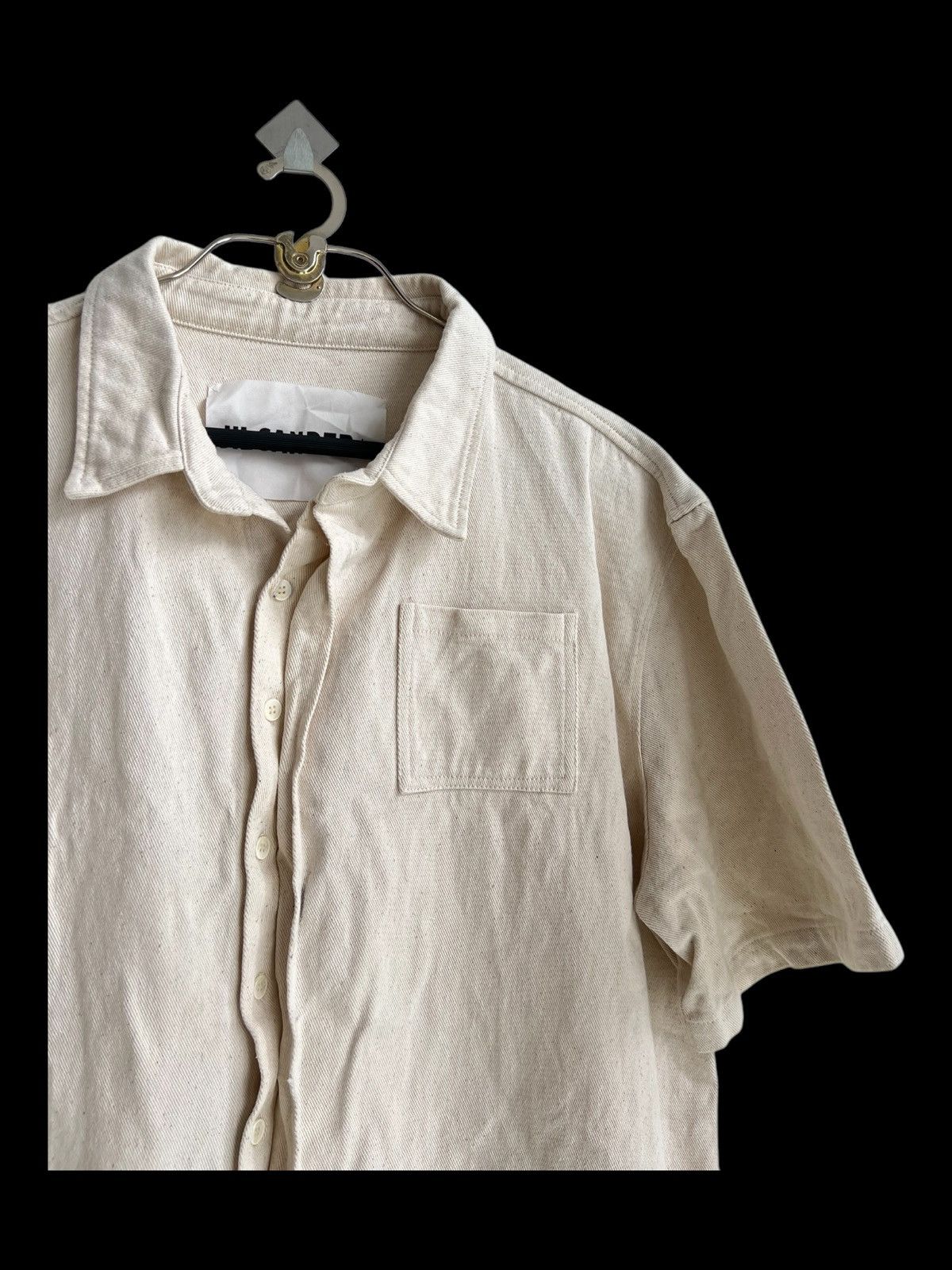 Jil Sander SS20 Jil Sander Logo Printing Boxy Fit Cropped Button Jacket Size US L / EU 52-54 / 3 - 5 Thumbnail