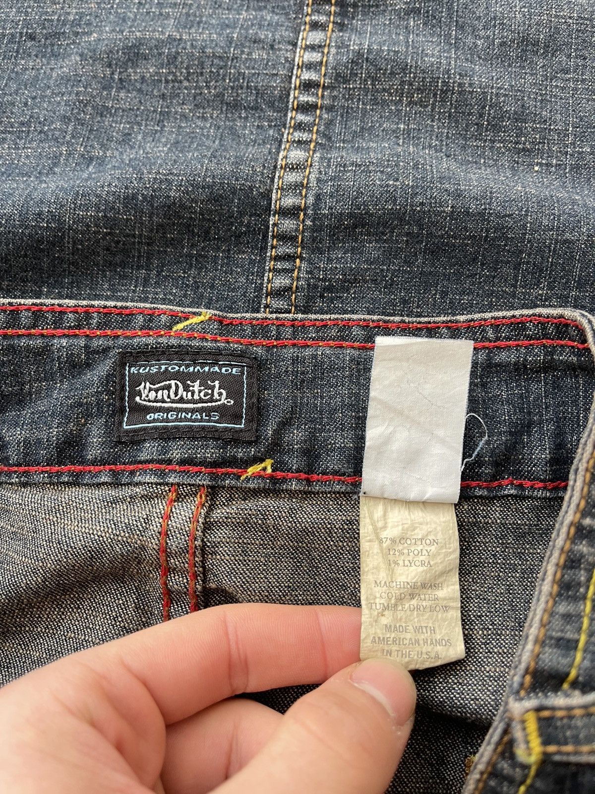 Von Dutch Vintage Von Dutch Denim Zipper Skirt Size M y2k Size 30" / US 8 / IT 44 - 8 Thumbnail