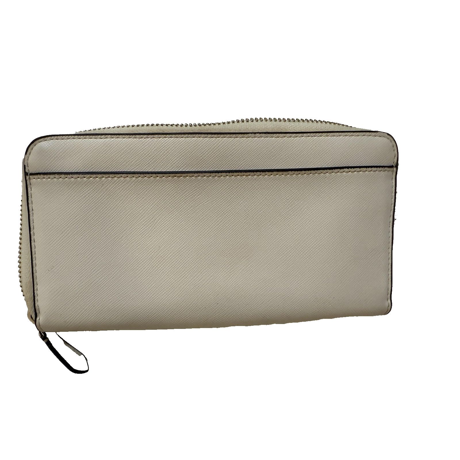 Kate Spade Kate Spade Wallet Womens White Saffiano Leather Zip Around Size ONE SIZE - 2 Thumbnail