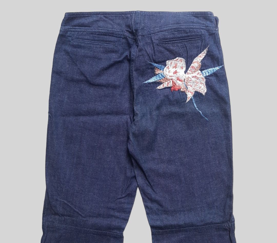 Junko Shimada × Tornado Mart × Yasuyuki Ishii Junko shimada flower embroidery jean Size US 29 - 3 Thumbnail