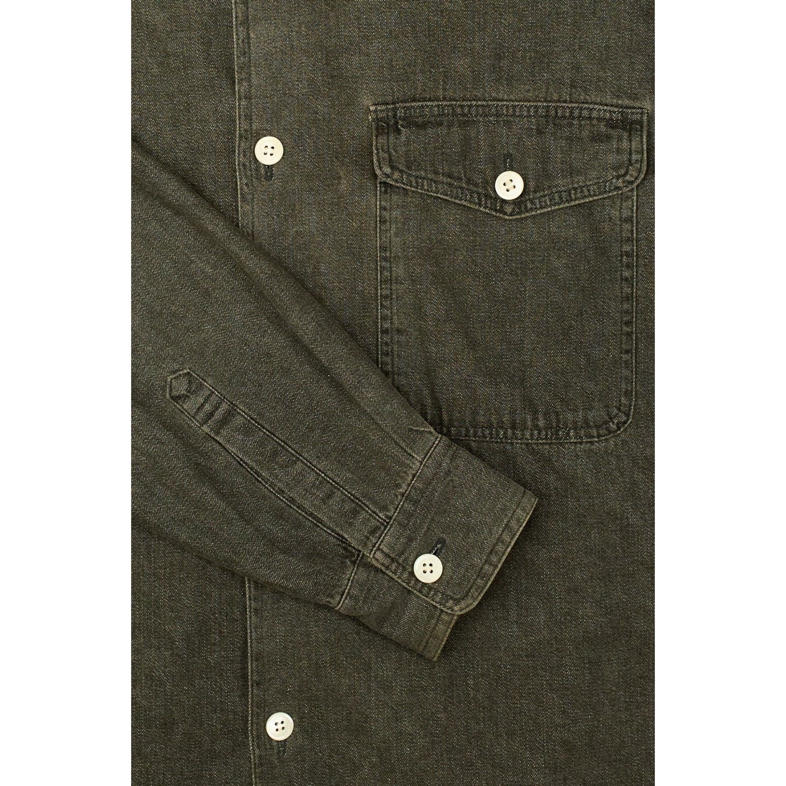 Comme des Garcons Homme Grey Denim Button Up Shirt Size US M / EU 48-50 / 2 - 3 Thumbnail
