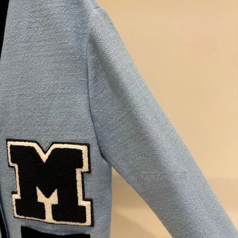 Miu Miu Miu Miu Women's Blue Wool Long Sleeve Cardigan . Size S / US 4 / IT 40 - 3 Thumbnail
