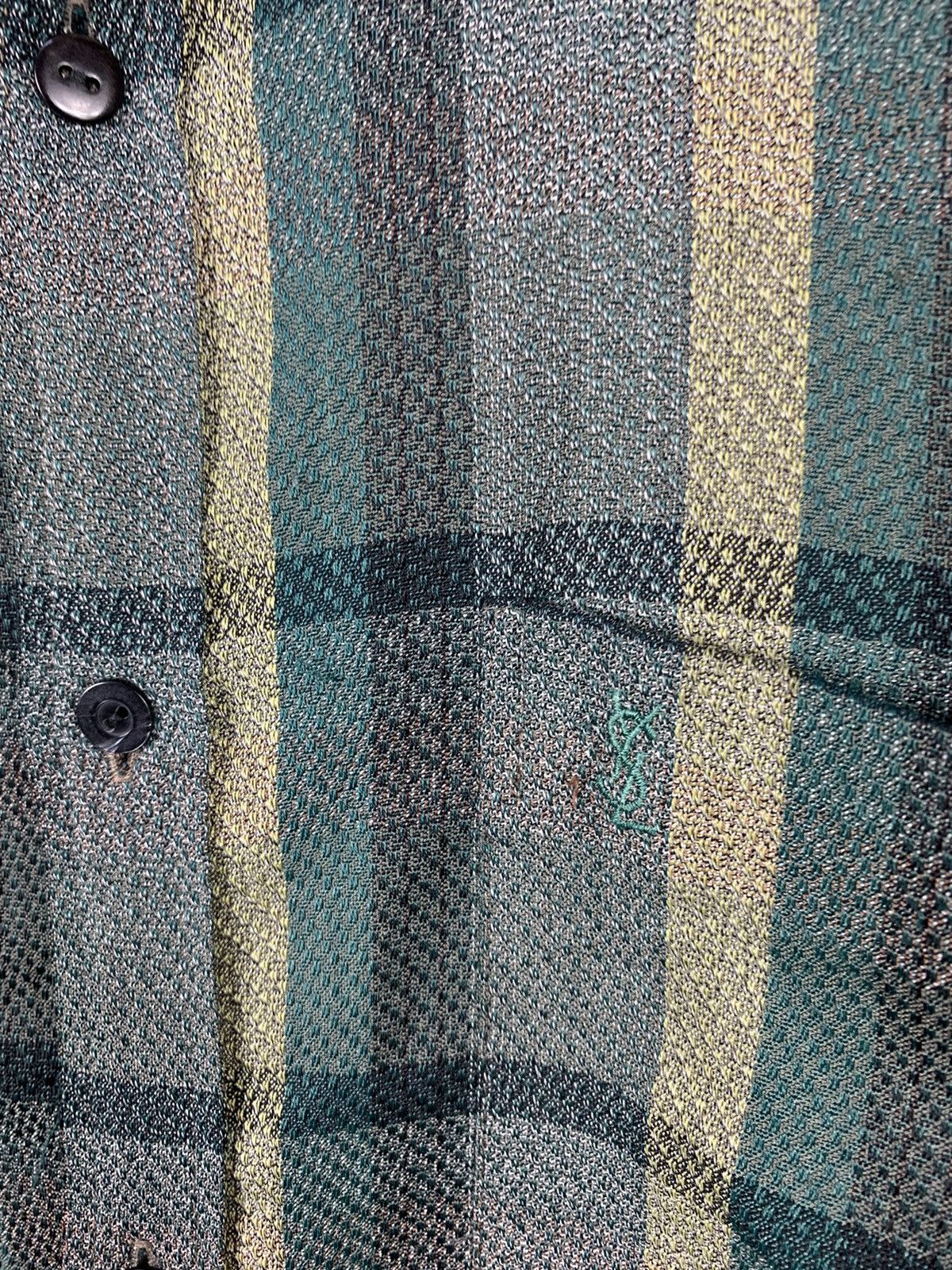 Yves Saint Laurent Steals! Vintage YSL Chemises Distressed Button Ups Shirt Size US M / EU 48-50 / 2 - 4 Thumbnail