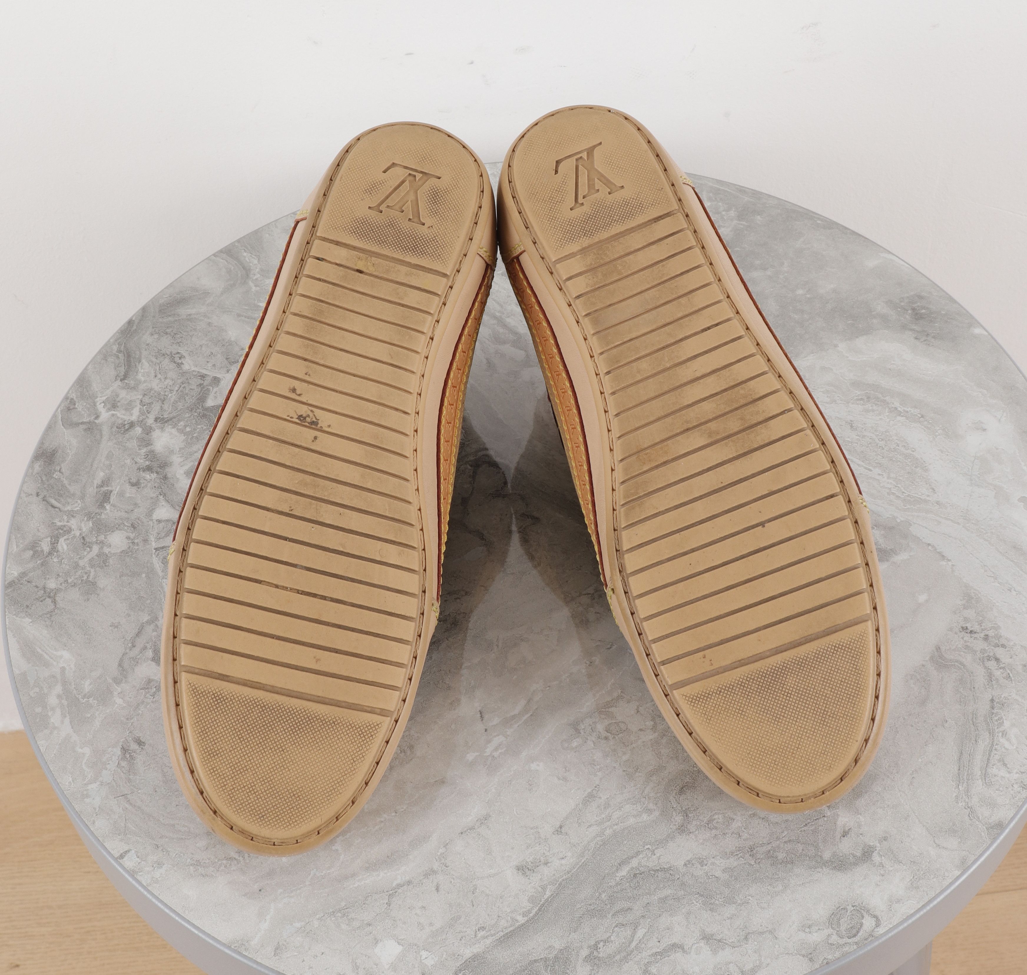 Louis Vuitton Louis Vuitton Leather Brown Monogram Sneakers Size US 6 / IT 36 - 9 Thumbnail