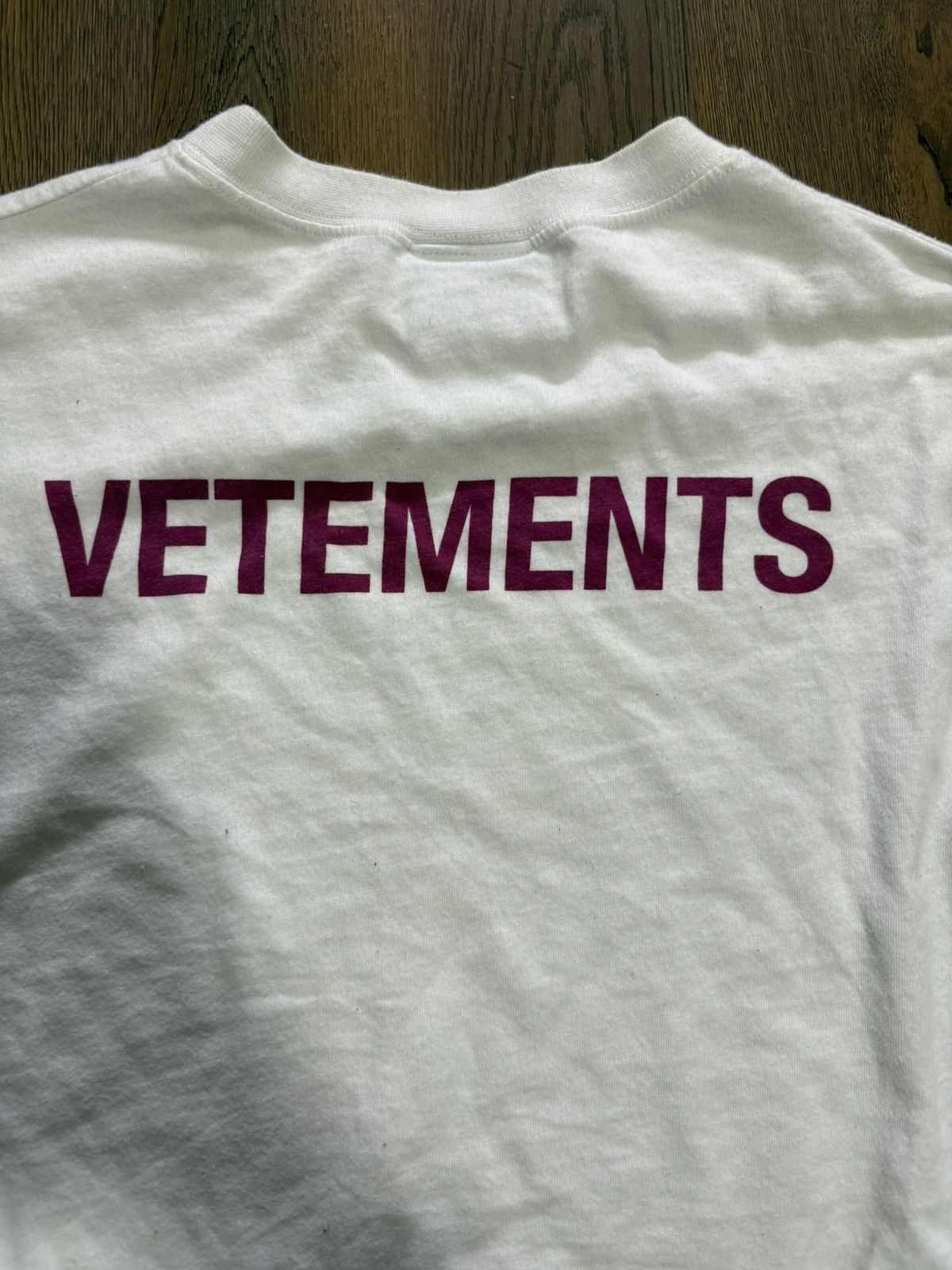 Vetements Vetements 2018 Staff White Tee Shirt Size US XS / EU 42 / 0 - 4 Thumbnail