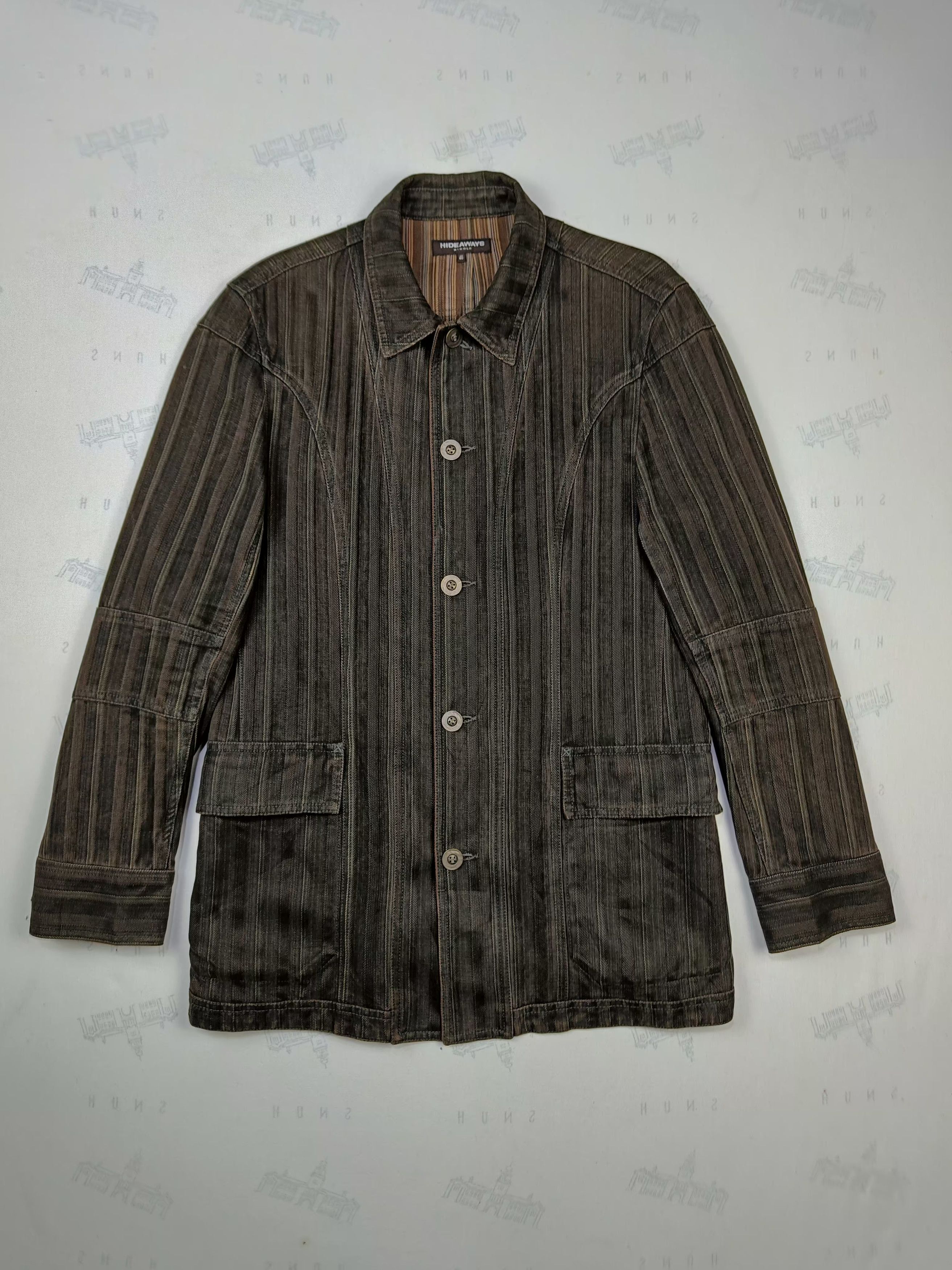 HIDEAWAYS NICOLE HIDEAWAYS DENIM HERRINGBONE JACKET Size US S / EU 44-46 / 1 - 2 Thumbnail