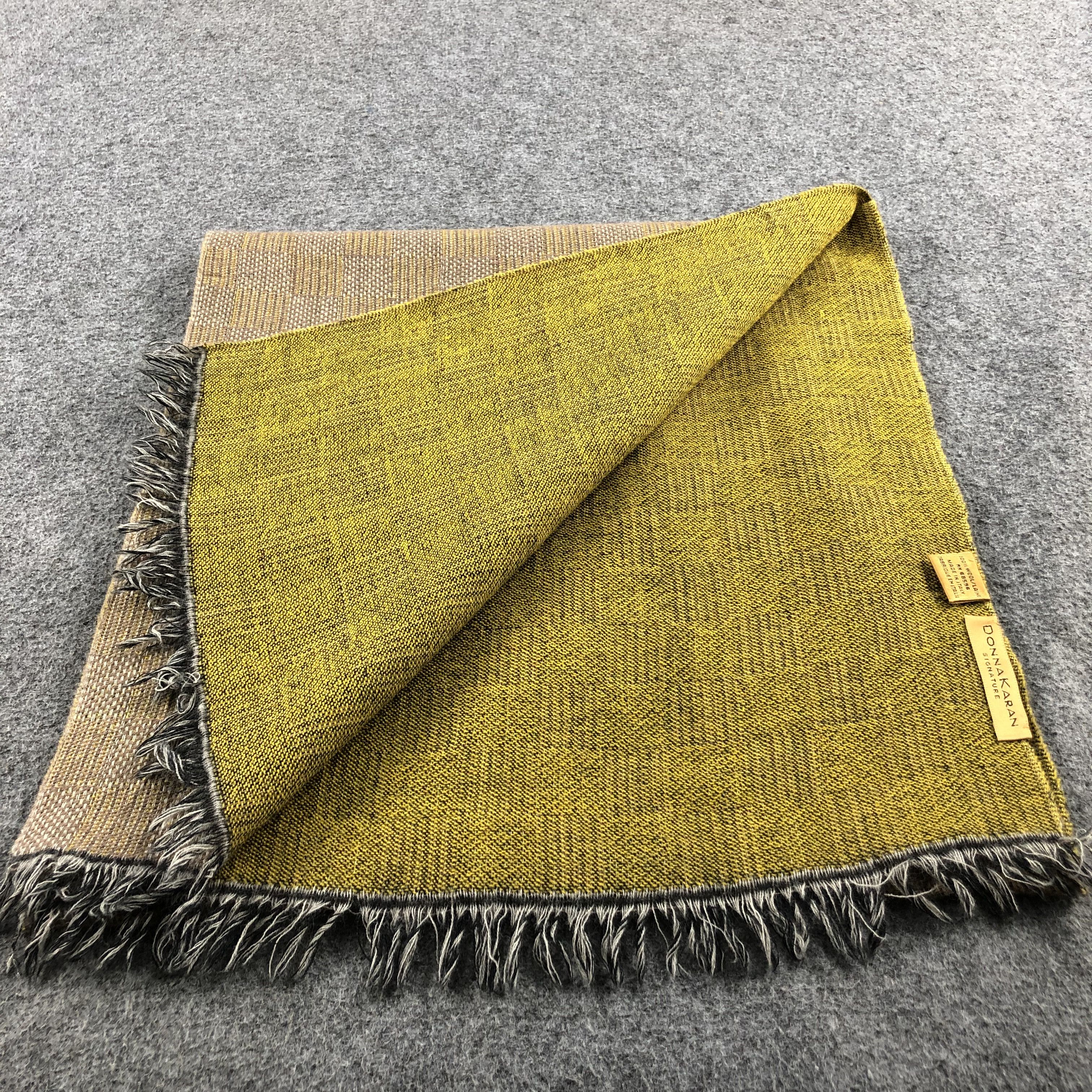 Donna Karan Donna Karan Wool Scarf Muffler V818 Size ONE SIZE - 9 Thumbnail