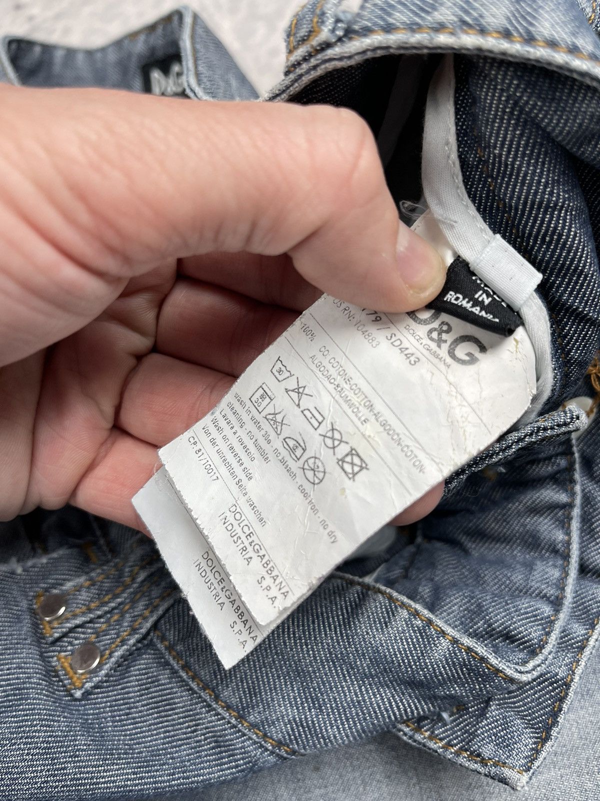 Dolce & Gabbana × Vintage Dolce&Gabbana vintage 00s jeans Y2K unisex streetwear style Size US 32 / EU 48 - 6 Thumbnail