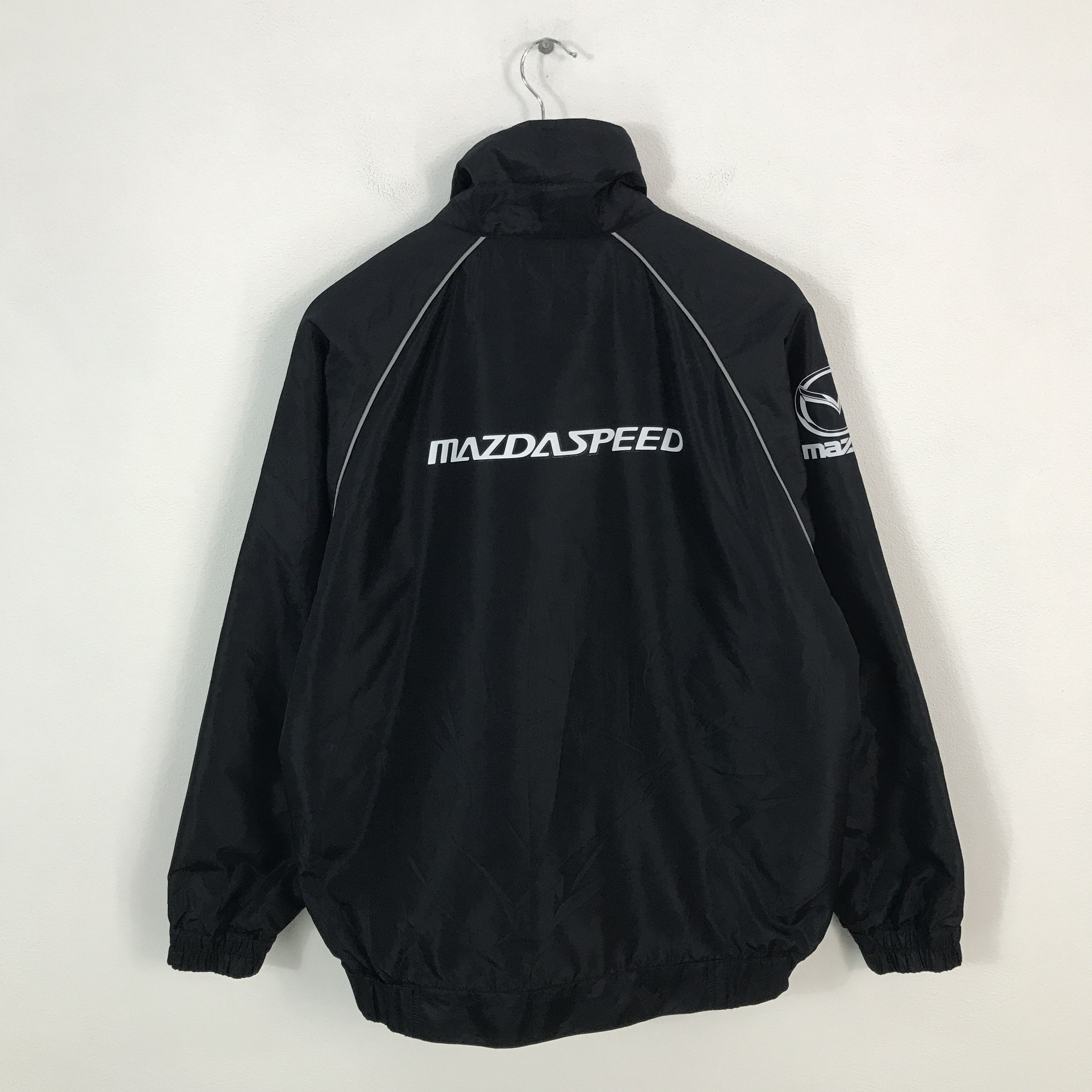 Japanese Brand Bridgestone x Mazda Windbreaker Custom Sport Jacket Size US XL / EU 56 / 4 - 3 Thumbnail