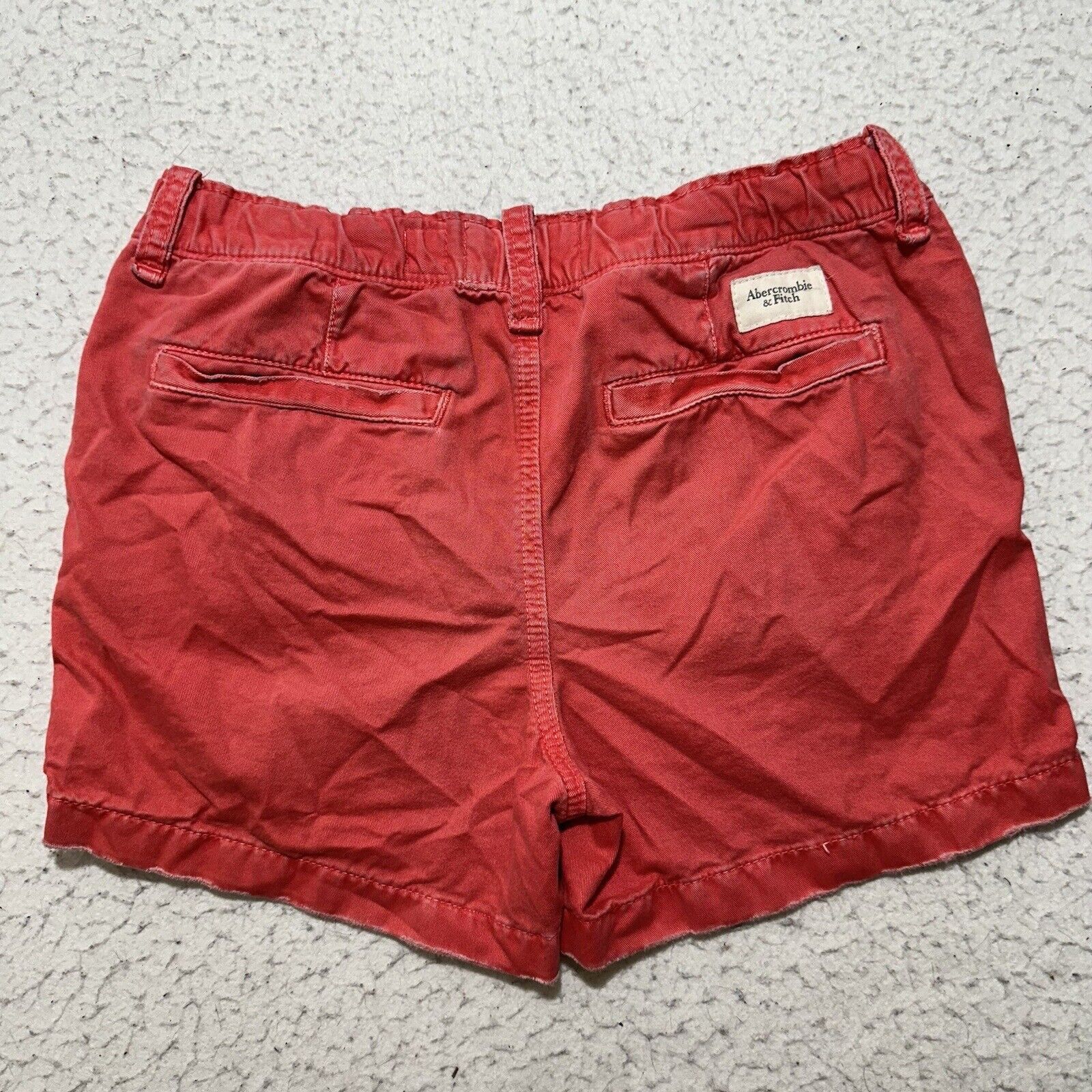 Abercrombie & Fitch Abercrombie 30 Flat Front 3" Inseam Pink Button Shorts Size 30" / US 8 / IT 44 - 7 Thumbnail