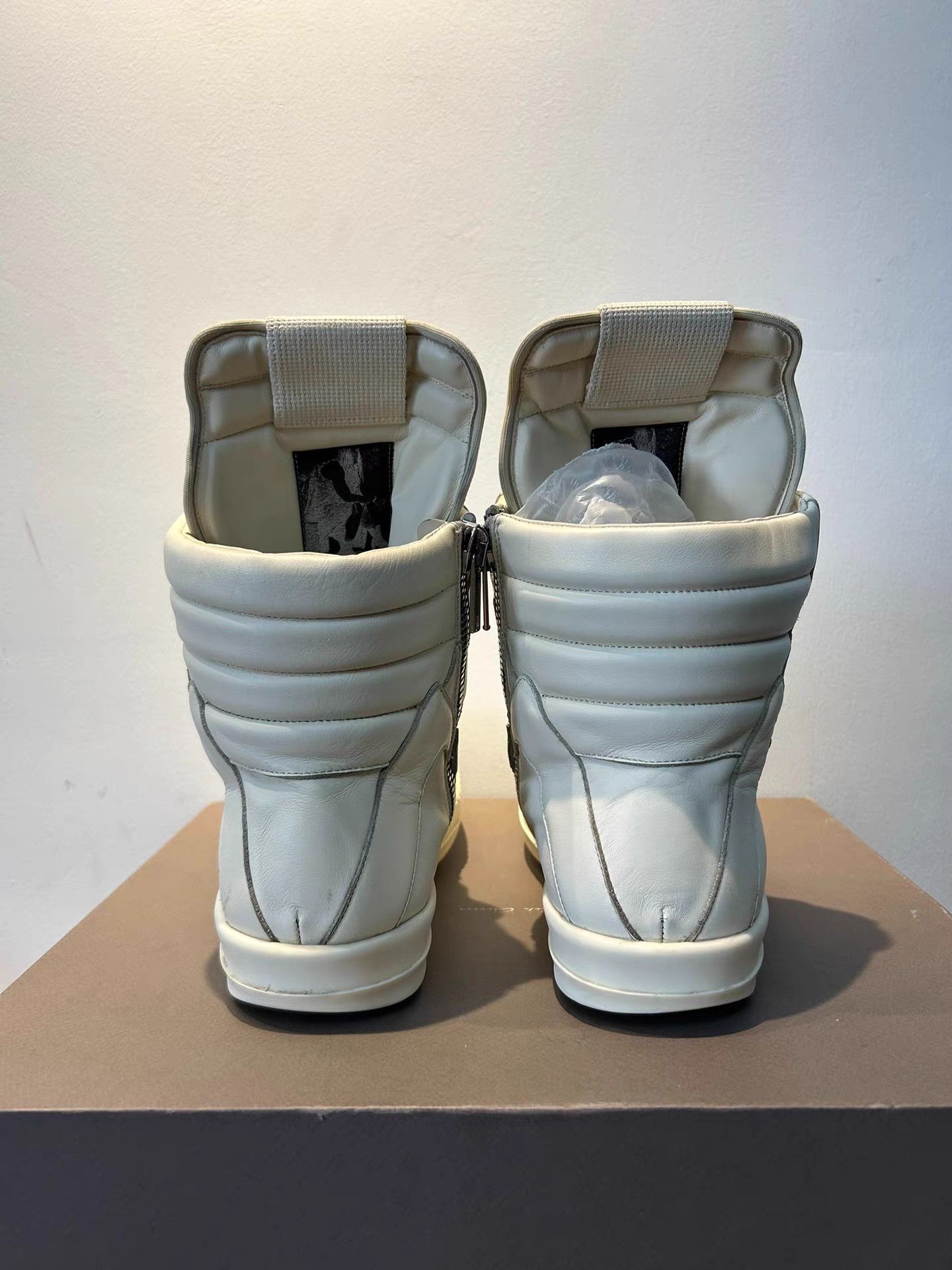 Rick Owens Rick Owens mainline reverse triangle high-top sneakers Size US 9 / EU 42 - 4 Thumbnail