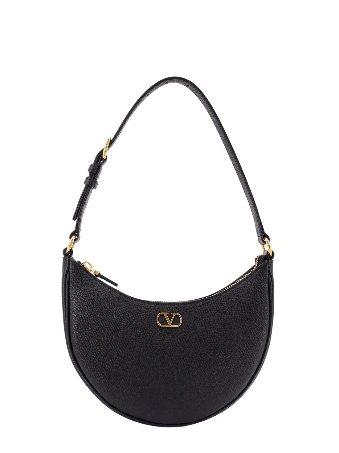 Valentino Black Leather Shoulder Bag New & Authentic
