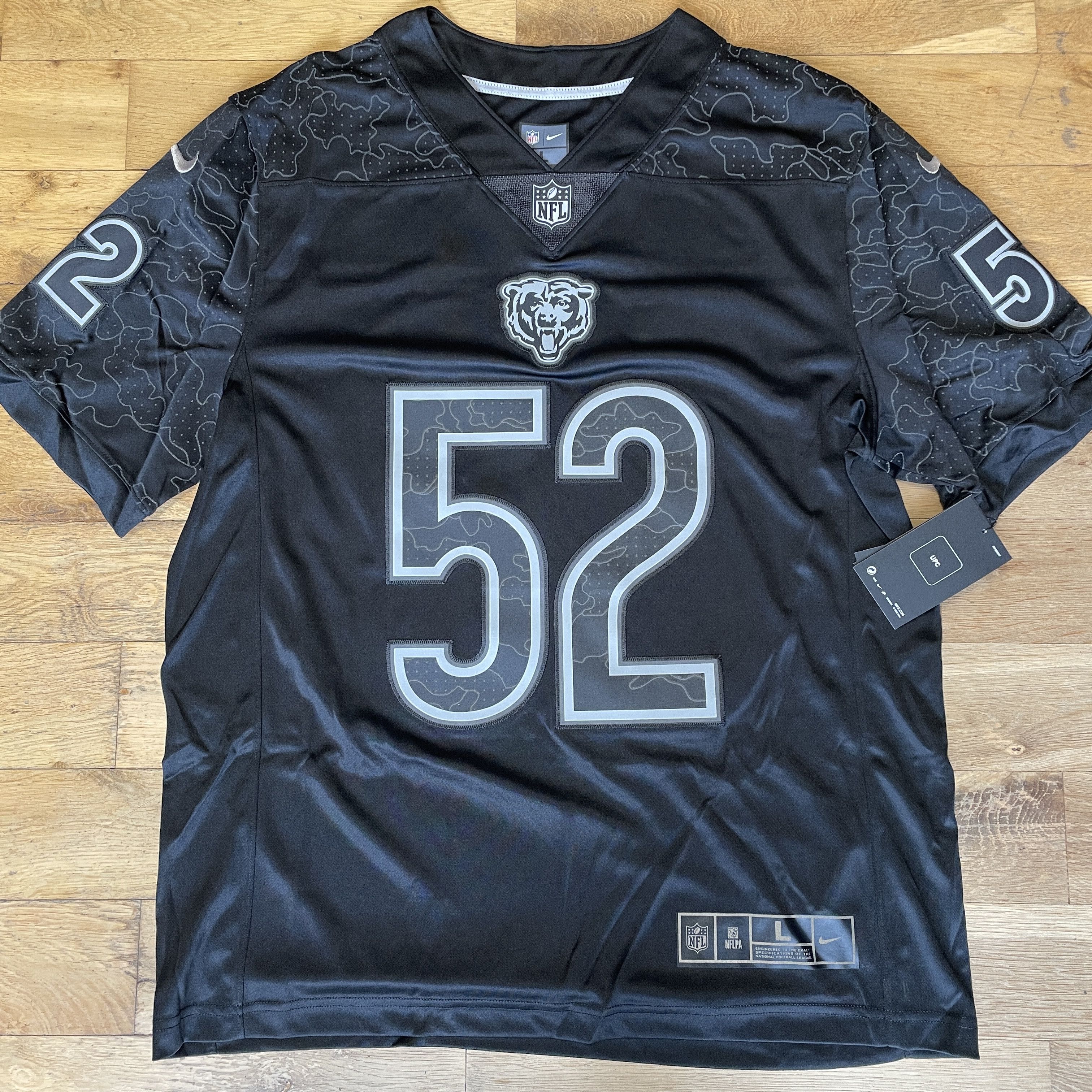 NFL × Nike NIKE CHICAGO BEARS MACK # 52 JERSEY T-SHIRT-NEW-TAGS Size L Size US L / EU 52-54 / 3 - 1 Thumbnail
