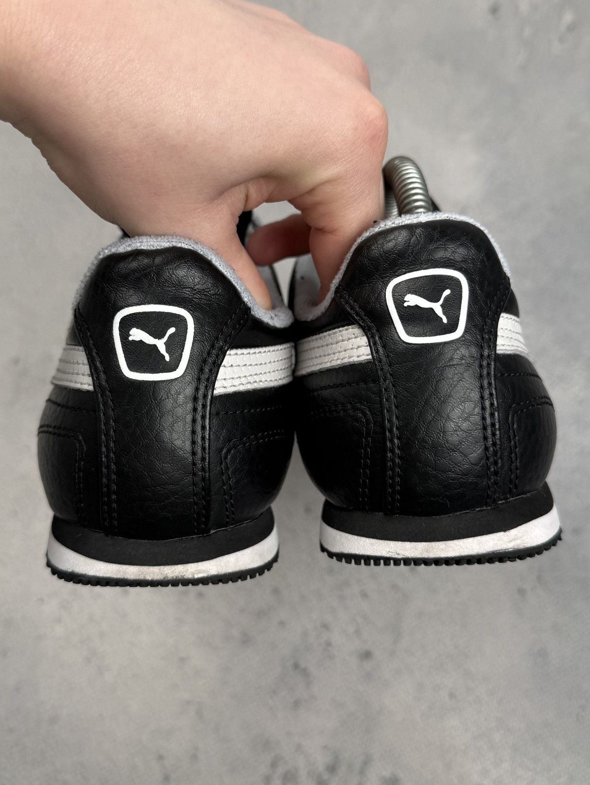 Puma Vintage Puma Esito TL JR Black White Leather Sneakers y2k Size US 6 / IT 36 - 5 Thumbnail