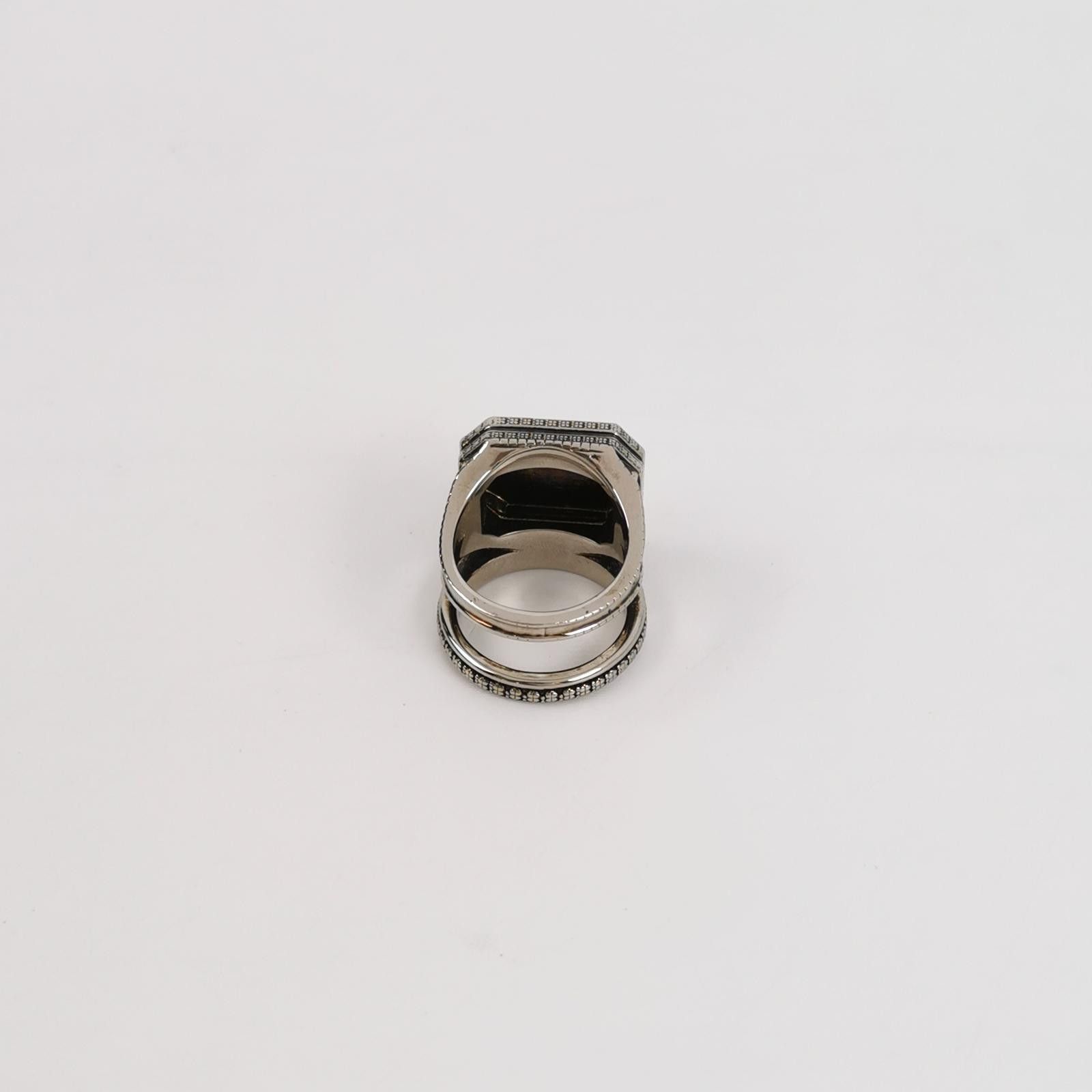 Alexander McQueen Alexander McQueen Logo Ring Size 17 -z2505 Size ONE SIZE - 3 Thumbnail