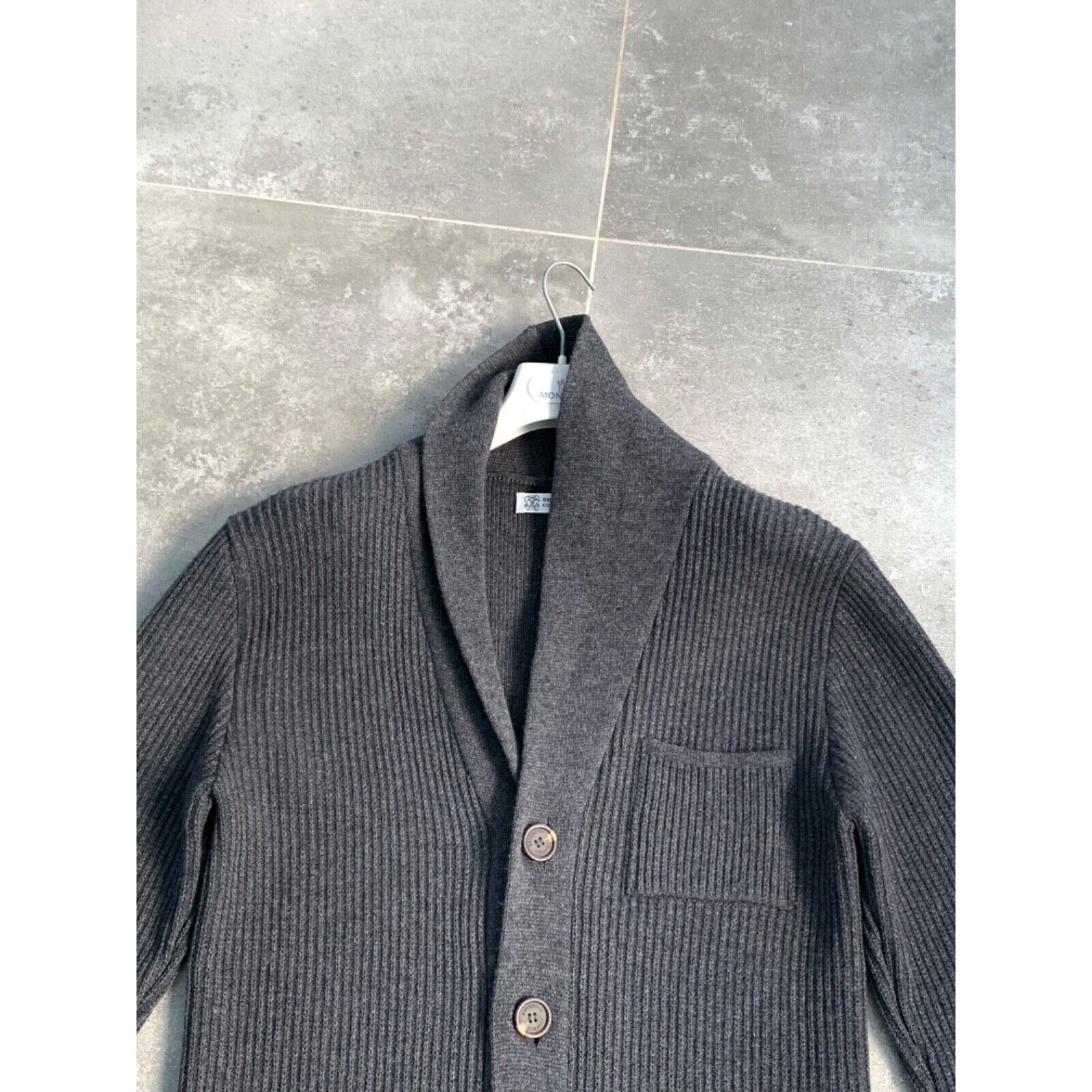 Brunello Cucinelli BRUNELLO CUCINELLI Men's Knitt Long Wool Sweater SZ L EU 50 Size US L / EU 52-54 / 3 - 15 Thumbnail