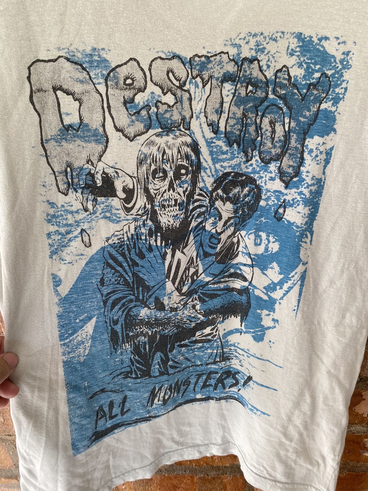 Hysteric Glamour 🔥SS06 Hysteric x Destroy all monster tee Size US S / EU 44-46 / 1 - 5 Thumbnail