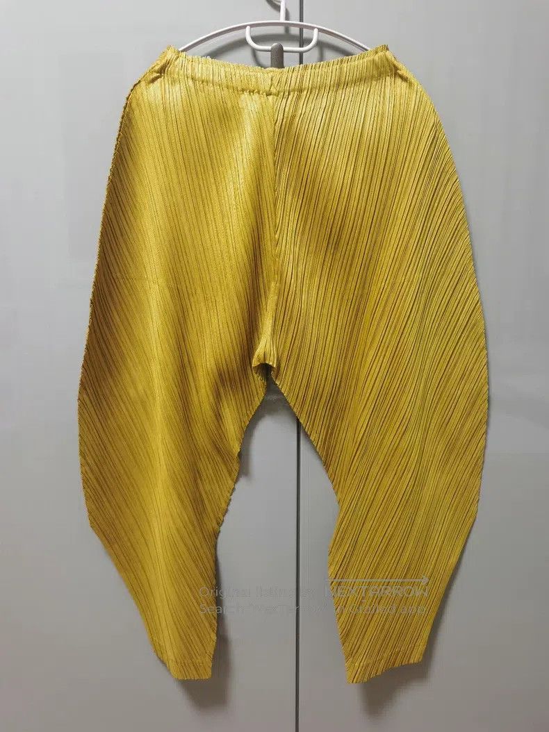 Issey Miyake Issey Miyake Yellow Pants Size 26" / US 2 / IT 38 - 4 Thumbnail
