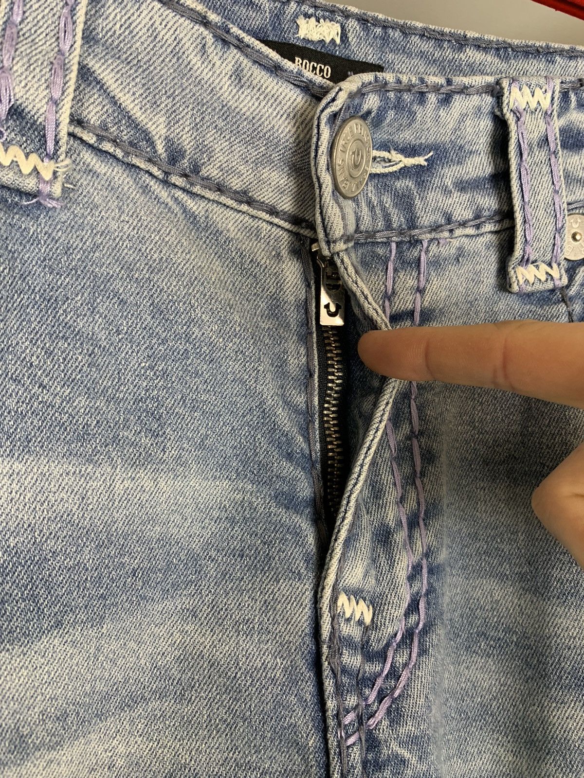 True Religion Rocco Relaxed Skinny Distressed Denim Jeans