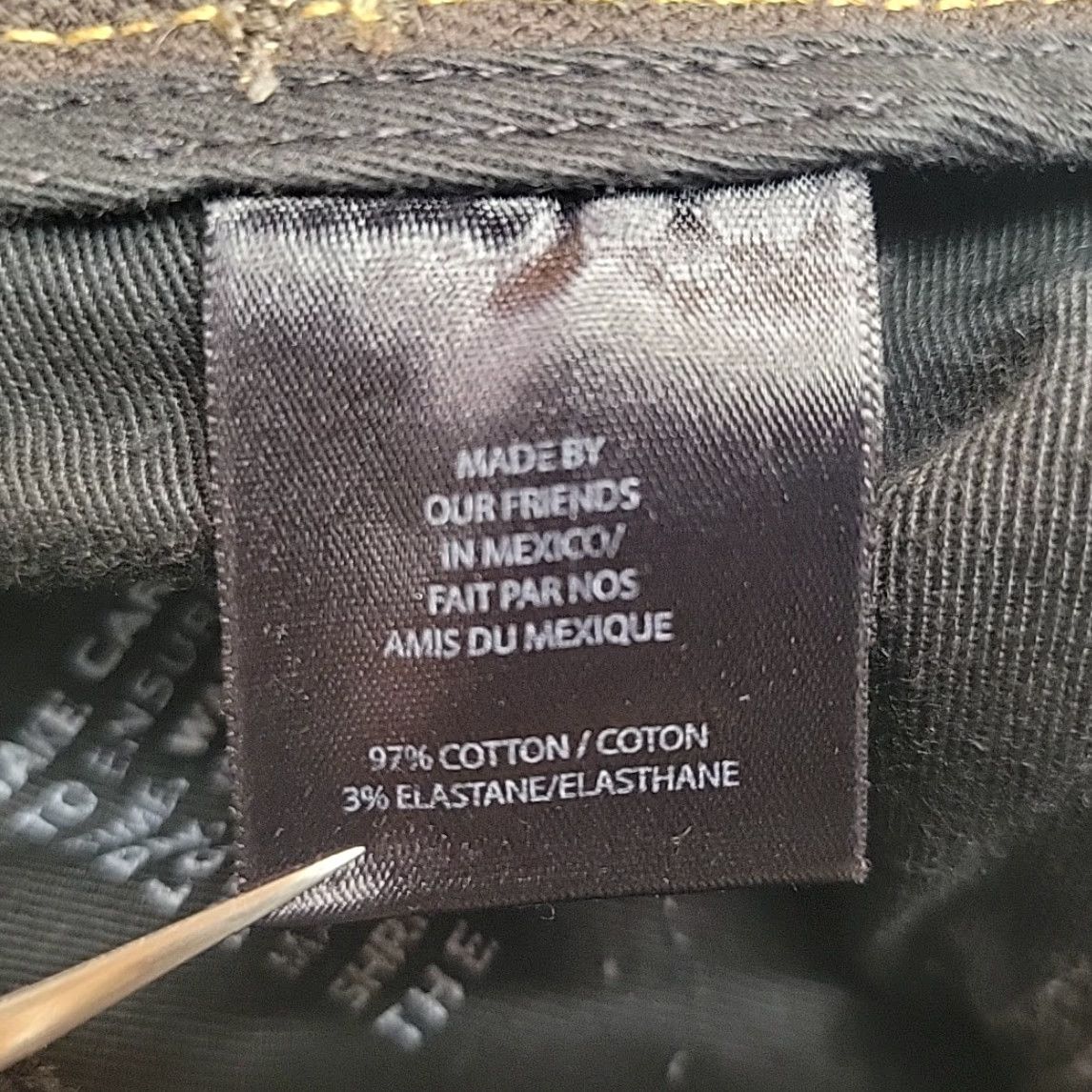 Doublet VINTAGE Dovetail Pants Womens 16 Brown Double Knee Day Construct Stretch Canvas Cargo Size 38" / US 16 / IT 52 - 7 Thumbnail