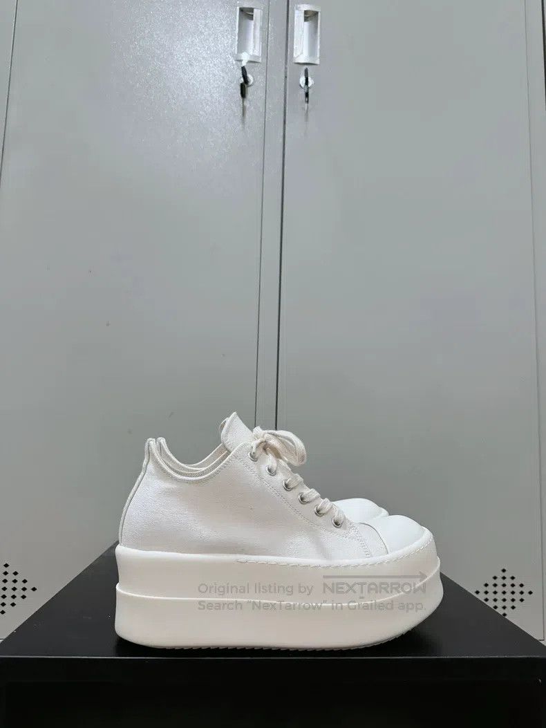 Rick Owens Rick Owens Top-tier thick sole ivory milk Converse Size US 5.5 / EU 38 - 3 Thumbnail