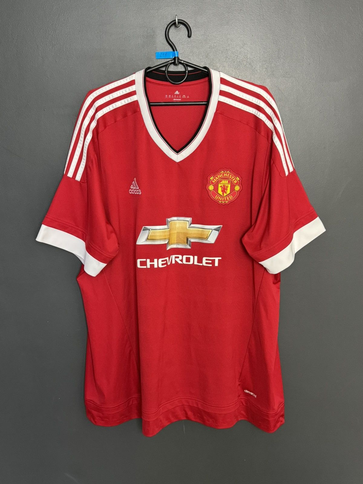 Adidas Manchester United 15/16 Home Football Jersey T-Shirt Size US XXL / EU 58 / 5 - 1 Thumbnail