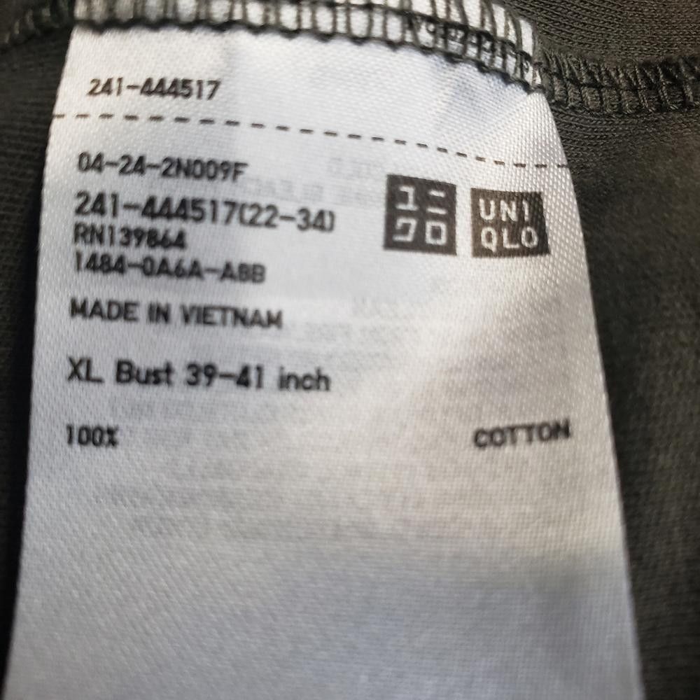 Uniqlo CT669 Uniqlo LadiesGray Short Sleeve T-shirt XL Size XL / US 12-14 / IT 48-50 - 4 Thumbnail